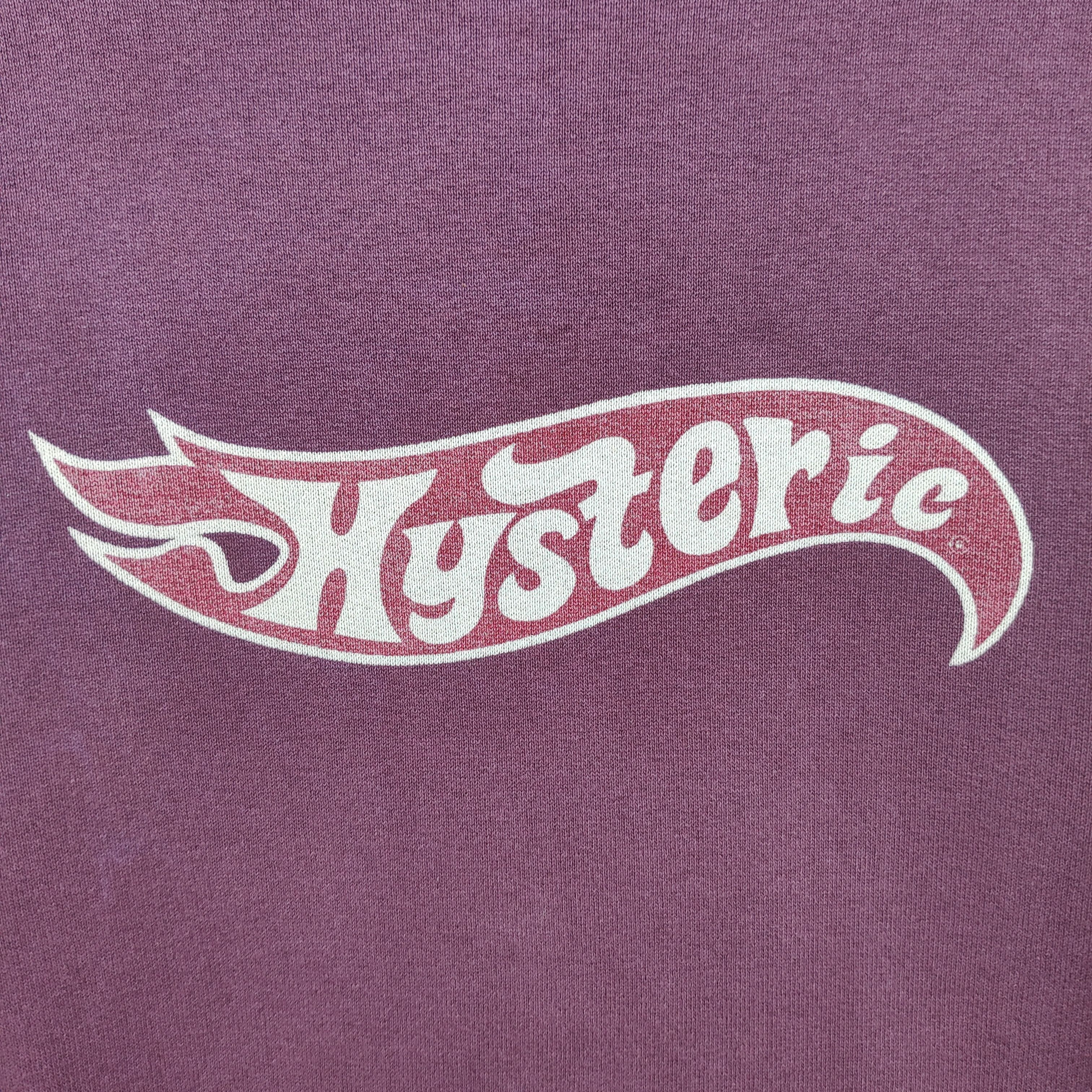 Hysteric Glamour × Vintage Vintage HYSTERIC GLAMOUR Sweatshirt Medium Maroon Dope Size US M / EU 48-50 / 2 - 4 Thumbnail