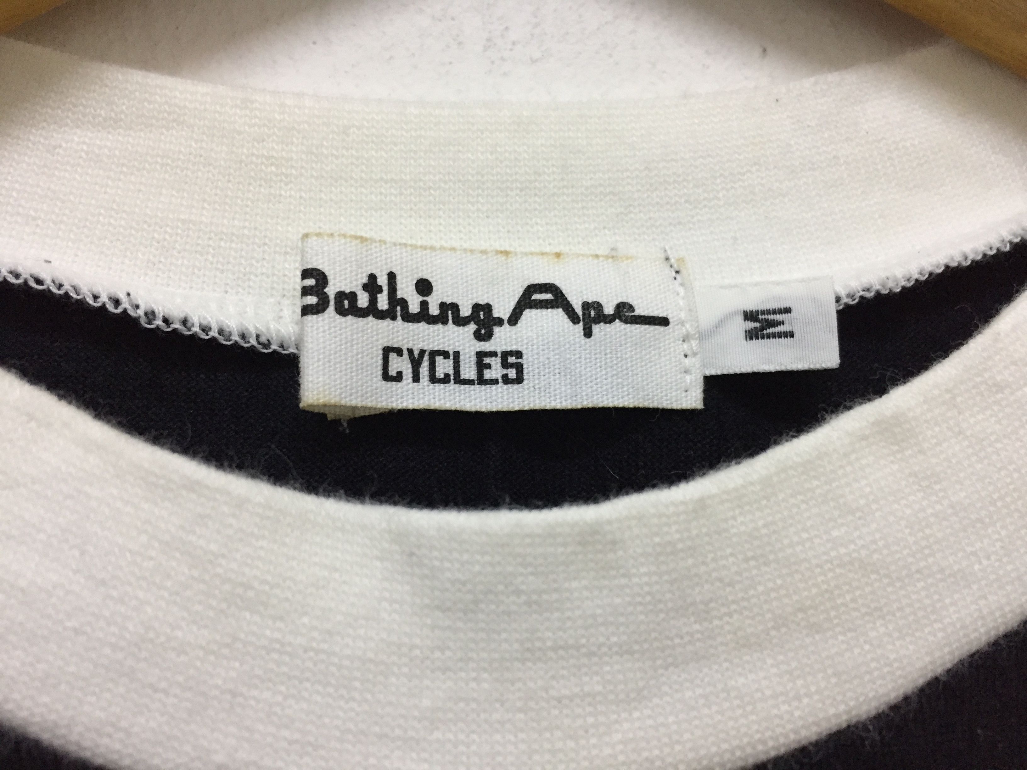 Bape × Vintage 1999 Bape cycling raglan tee Size US M / EU 48-50 / 2 - 7 Thumbnail
