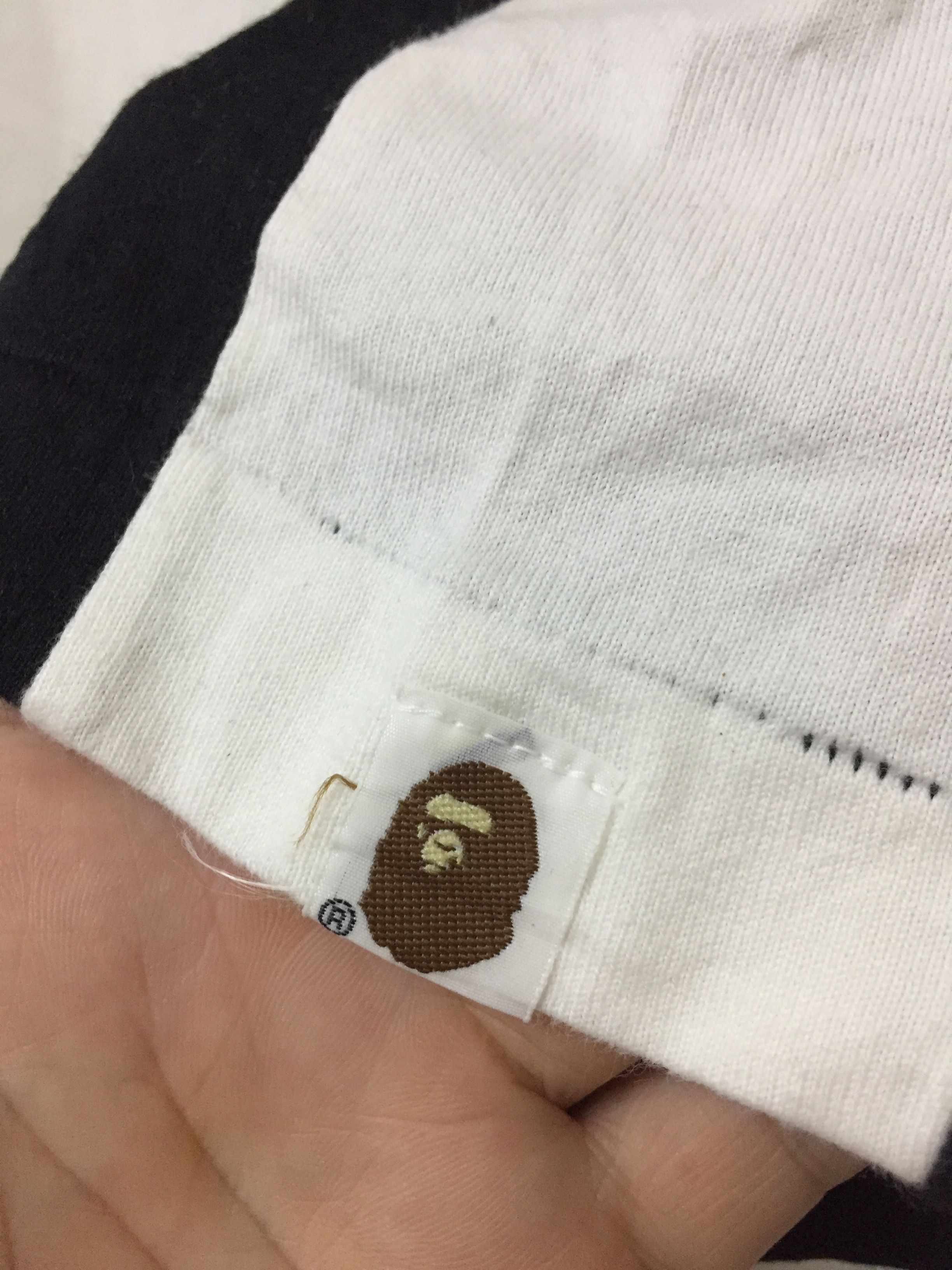 Bape × Vintage 1999 Bape cycling raglan tee Size US M / EU 48-50 / 2 - 6 Thumbnail