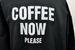 Vintage COFFEE NOW PLEASE Print Sweatshirt Cotton Jumper Crew Neck Size US XXL / EU 58 / 5 - 2 Thumbnail