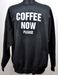 Vintage COFFEE NOW PLEASE Print Sweatshirt Cotton Jumper Crew Neck Size US XXL / EU 58 / 5 - 1 Thumbnail