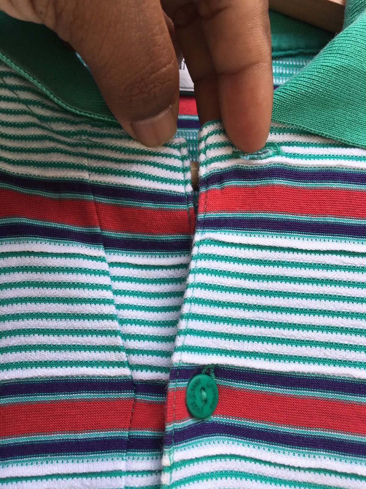 Yves Saint Laurent Vintage Yves Saint Laurent YSL Pour Homme Stripes Polos Size US S / EU 44-46 / 1 - 12 Thumbnail