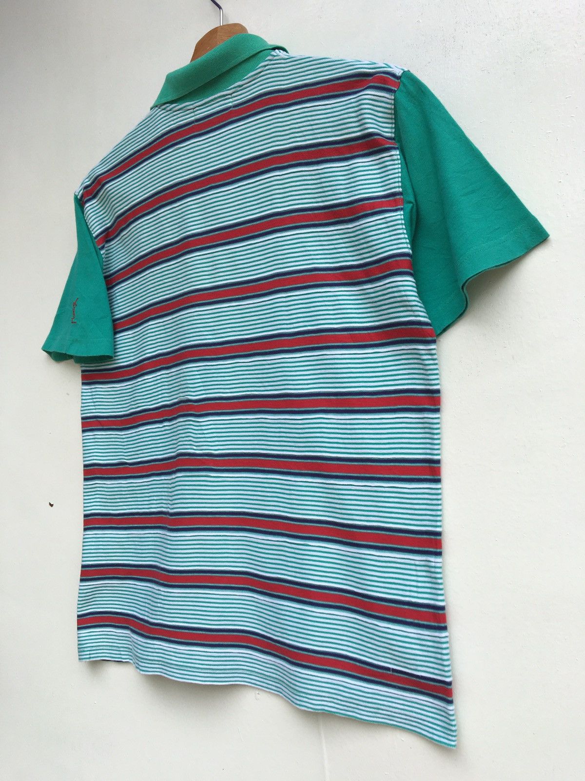 Yves Saint Laurent Vintage Yves Saint Laurent YSL Pour Homme Stripes Polos Size US S / EU 44-46 / 1 - 18 Thumbnail