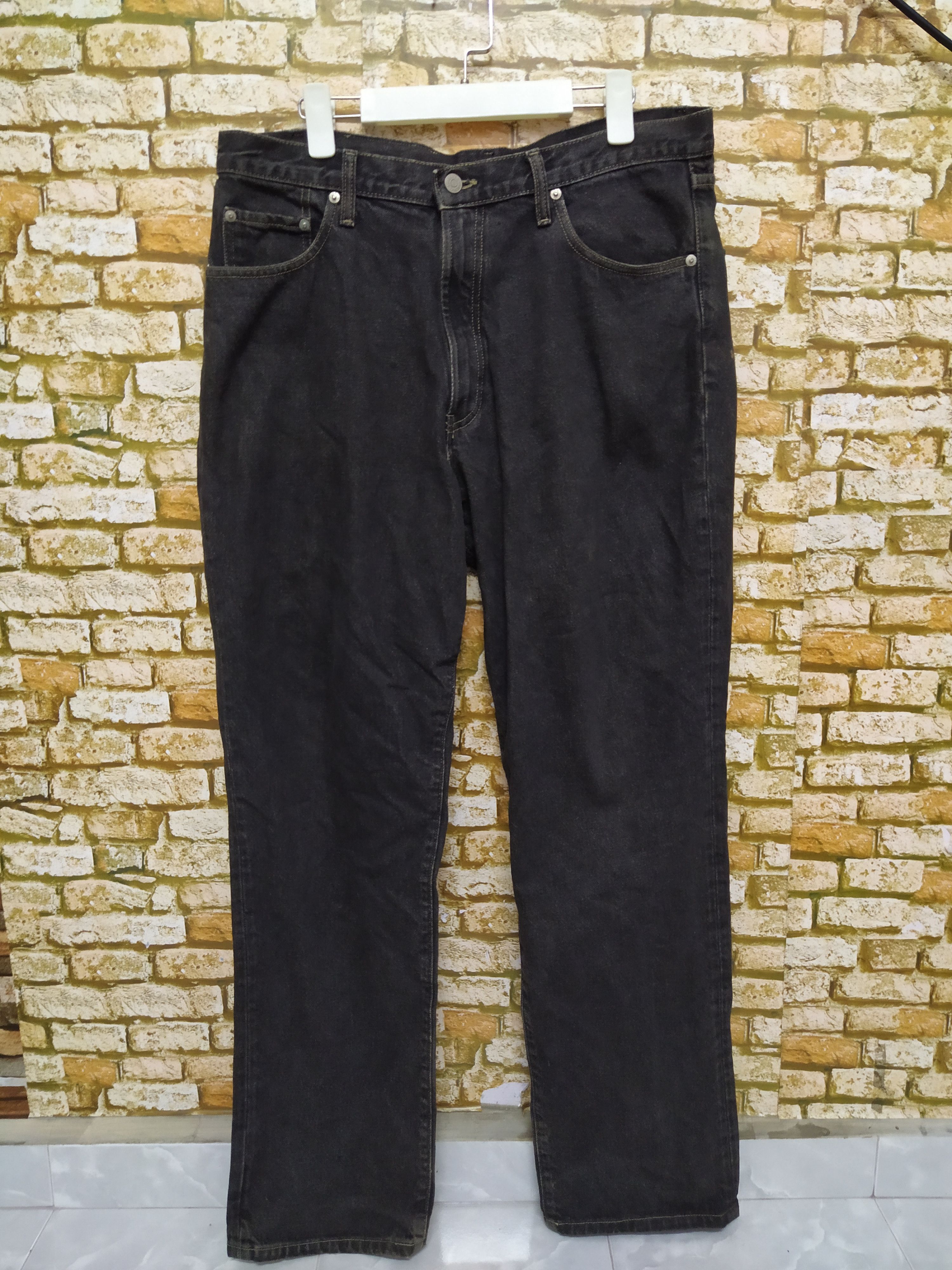 RRL Ralph Lauren 90s RRL POLO RALPH LAUREN USA DENIM MADE IN USA (B566) w35 Size US 35 - 4 Thumbnail