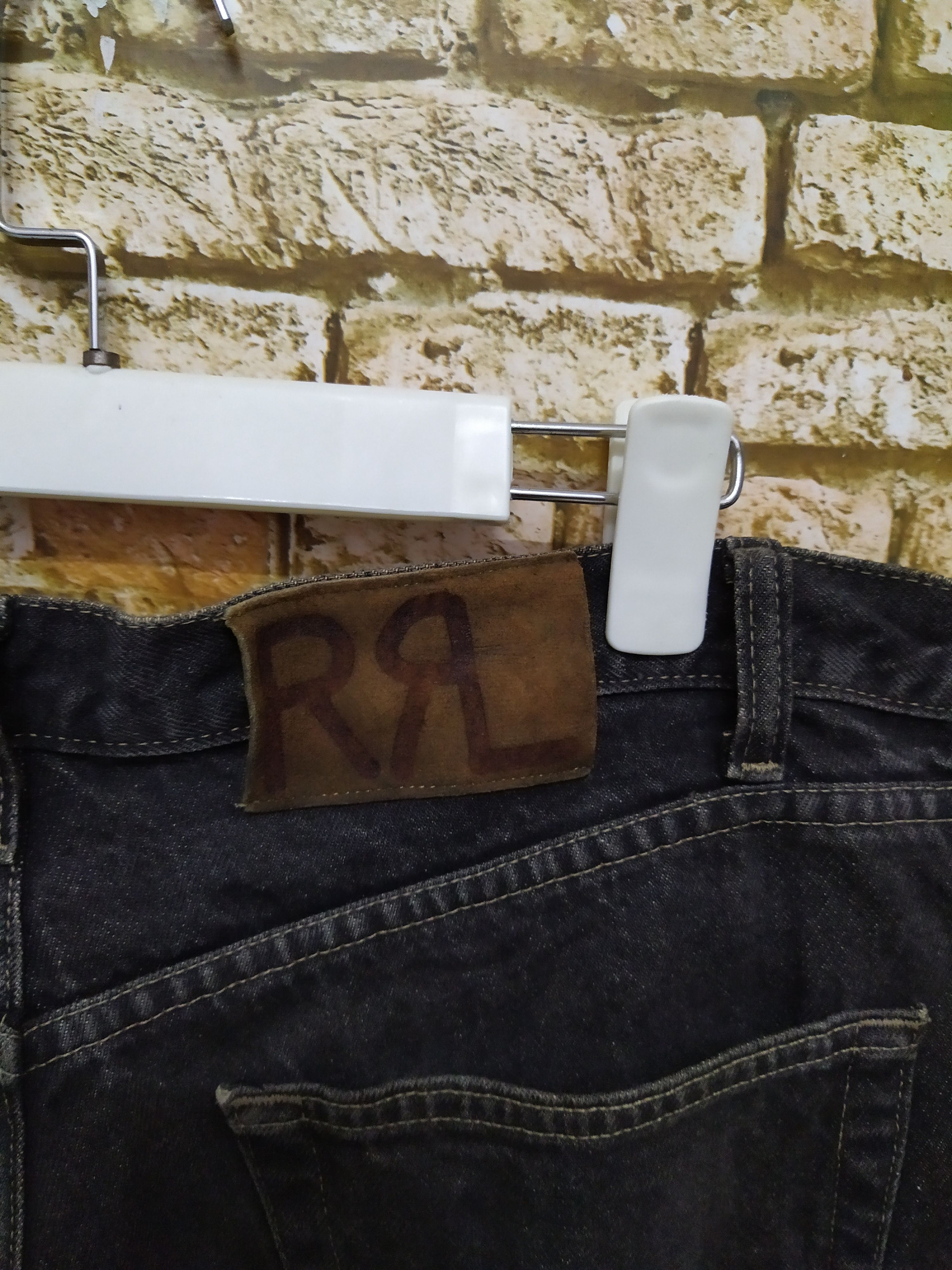 RRL Ralph Lauren 90s RRL POLO RALPH LAUREN USA DENIM MADE IN USA (B566) w35 Size US 35 - 2 Thumbnail