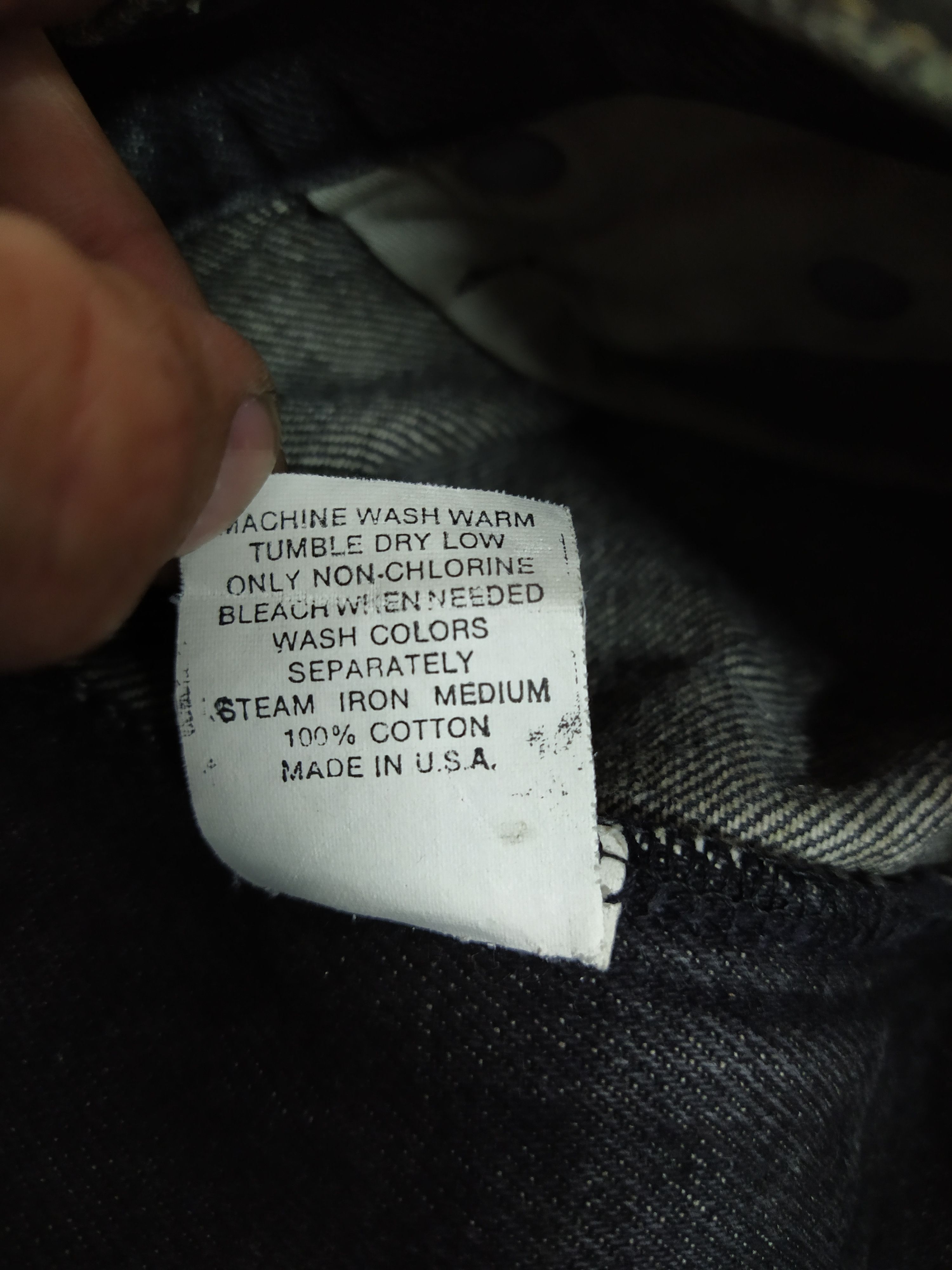 RRL Ralph Lauren 90s RRL POLO RALPH LAUREN USA DENIM MADE IN USA (B566) w35 Size US 35 - 9 Thumbnail