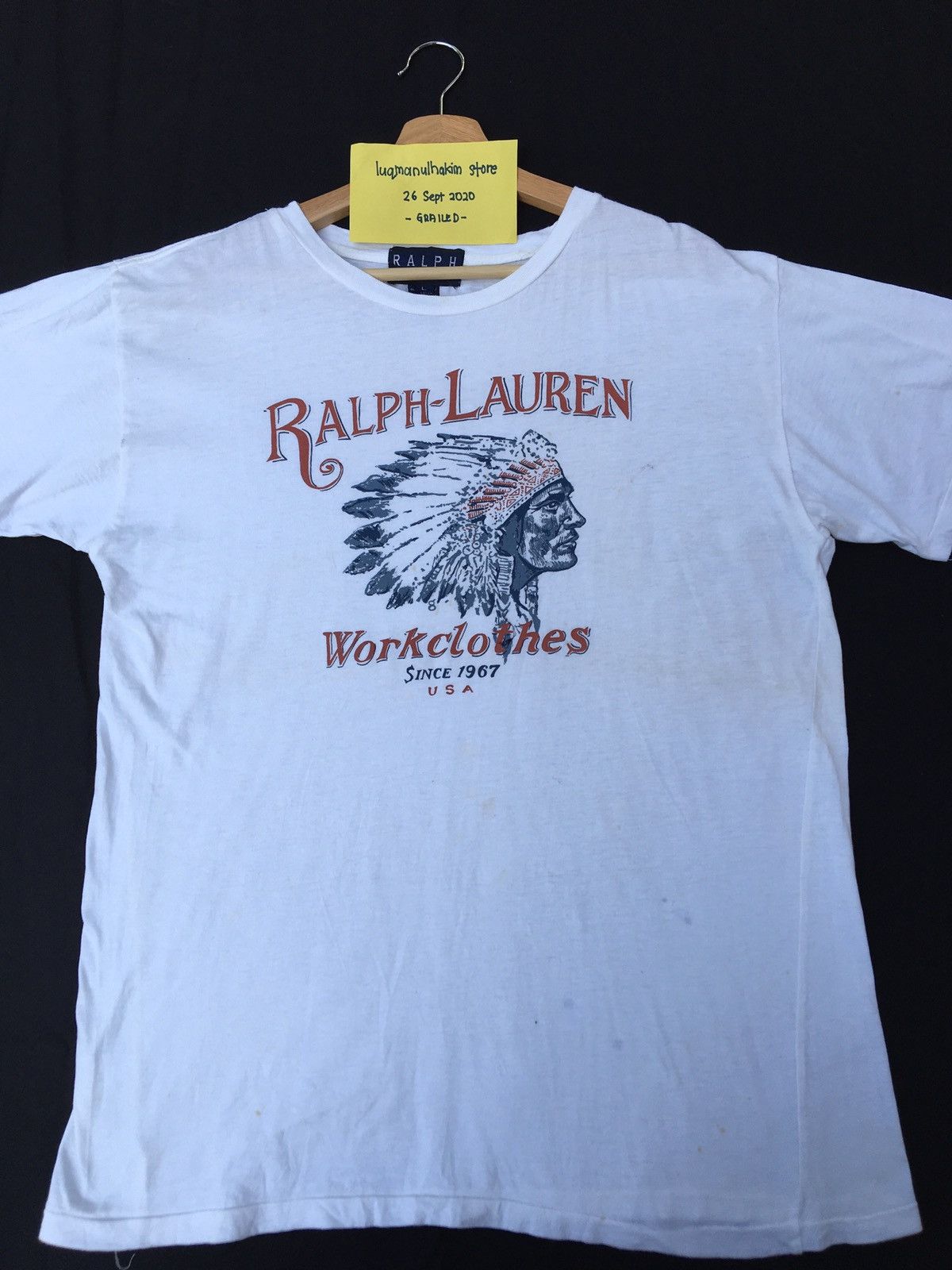 Ralph Lauren Rare Ralph Lauren Native American Printed Tshirt Size US L / EU 52-54 / 3 - 5 Thumbnail