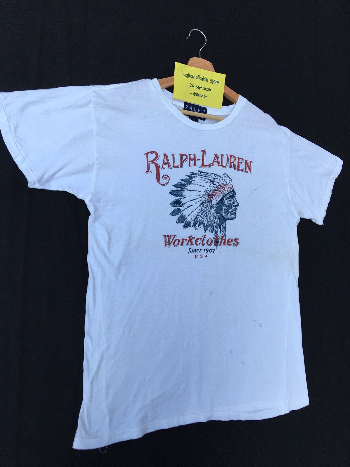 Ralph Lauren Rare Ralph Lauren Native American Printed Tshirt Size US L / EU 52-54 / 3 - 4 Thumbnail