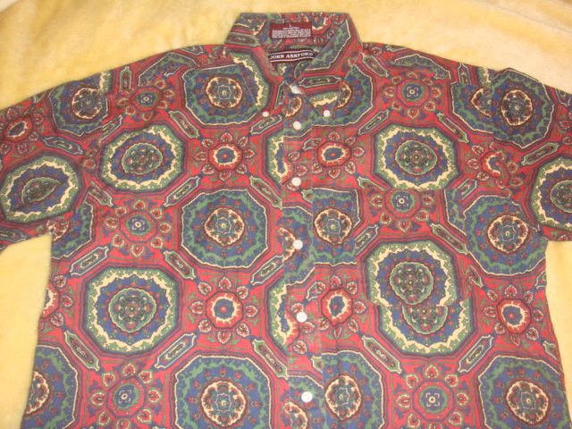 John Ashford × Vintage Vintage John Ashford paisley Adventure shirt Size Lrg Size US L / EU 52-54 / 3 - 2 Thumbnail
