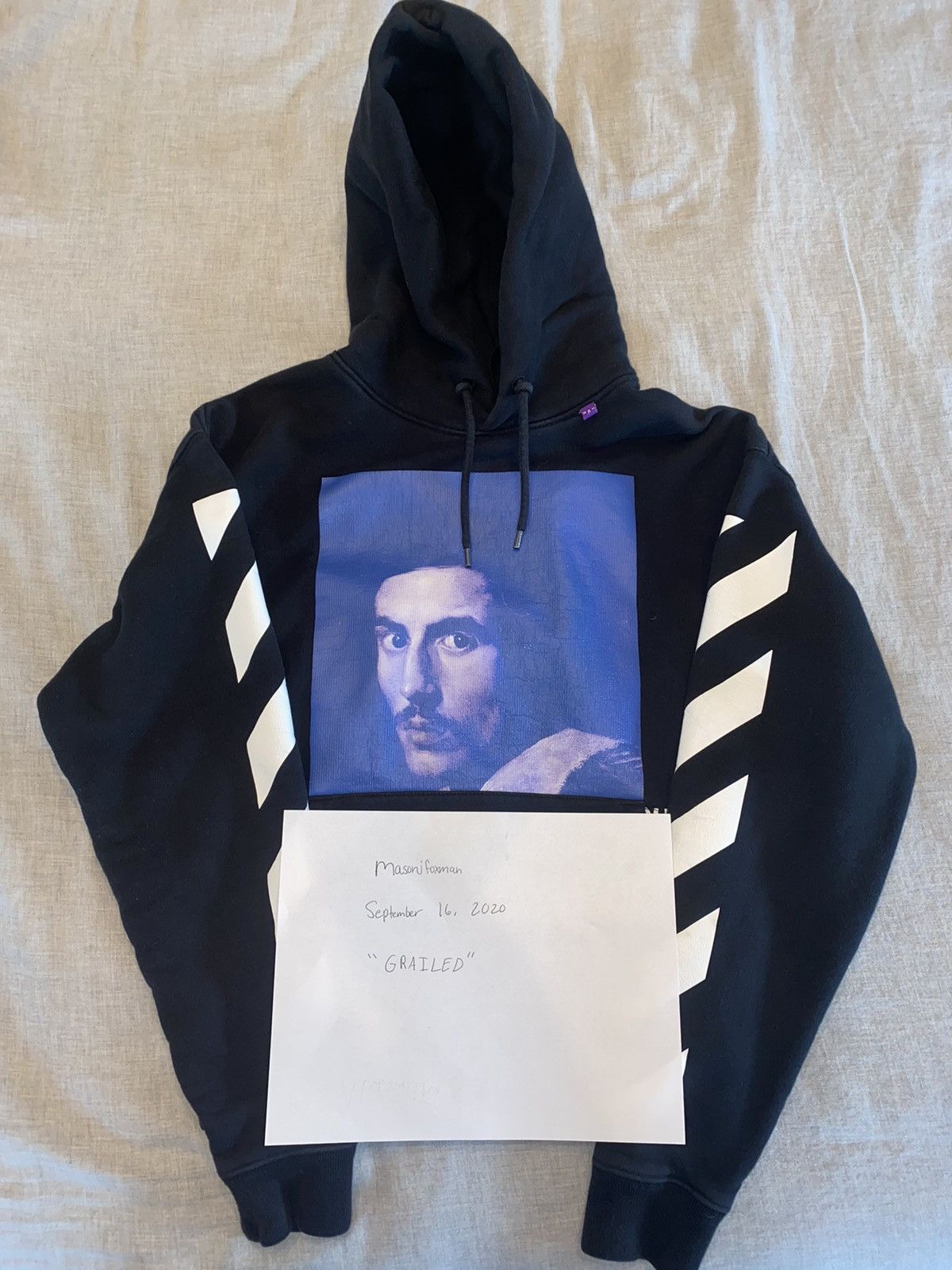 Off white outlet business casual hoodie