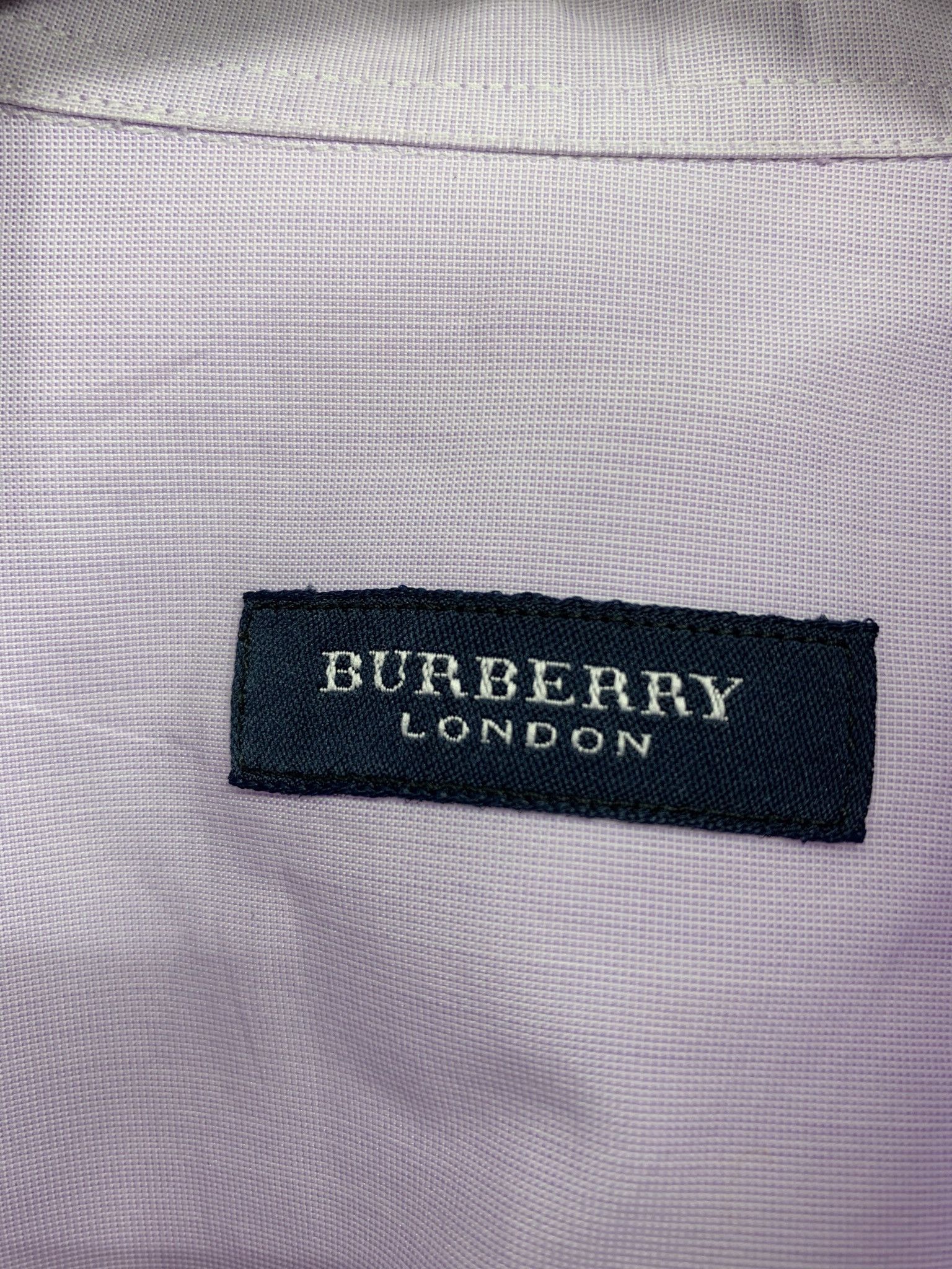 Burberry Burberry London purple shirt size L Size US L / EU 52-54 / 3 - 8 Thumbnail