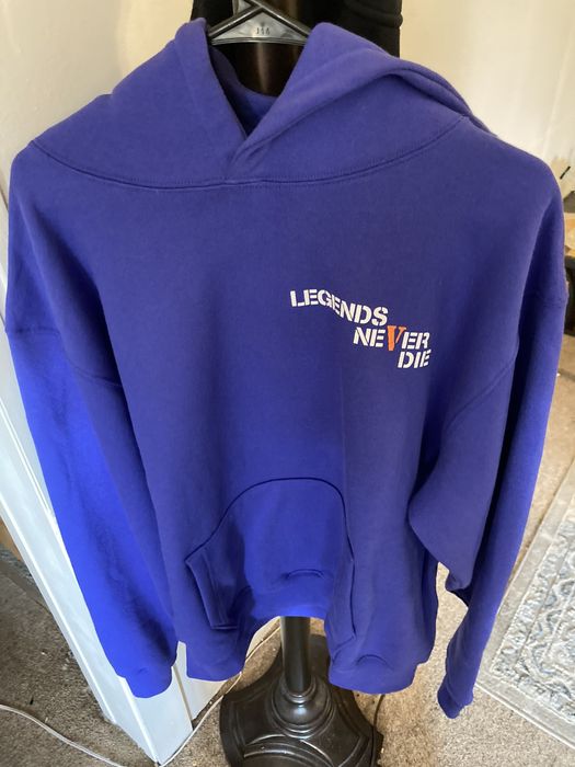 Juice Wrld x Vlone Legends Never Die Hoodie Purple Men's - SS20 - US