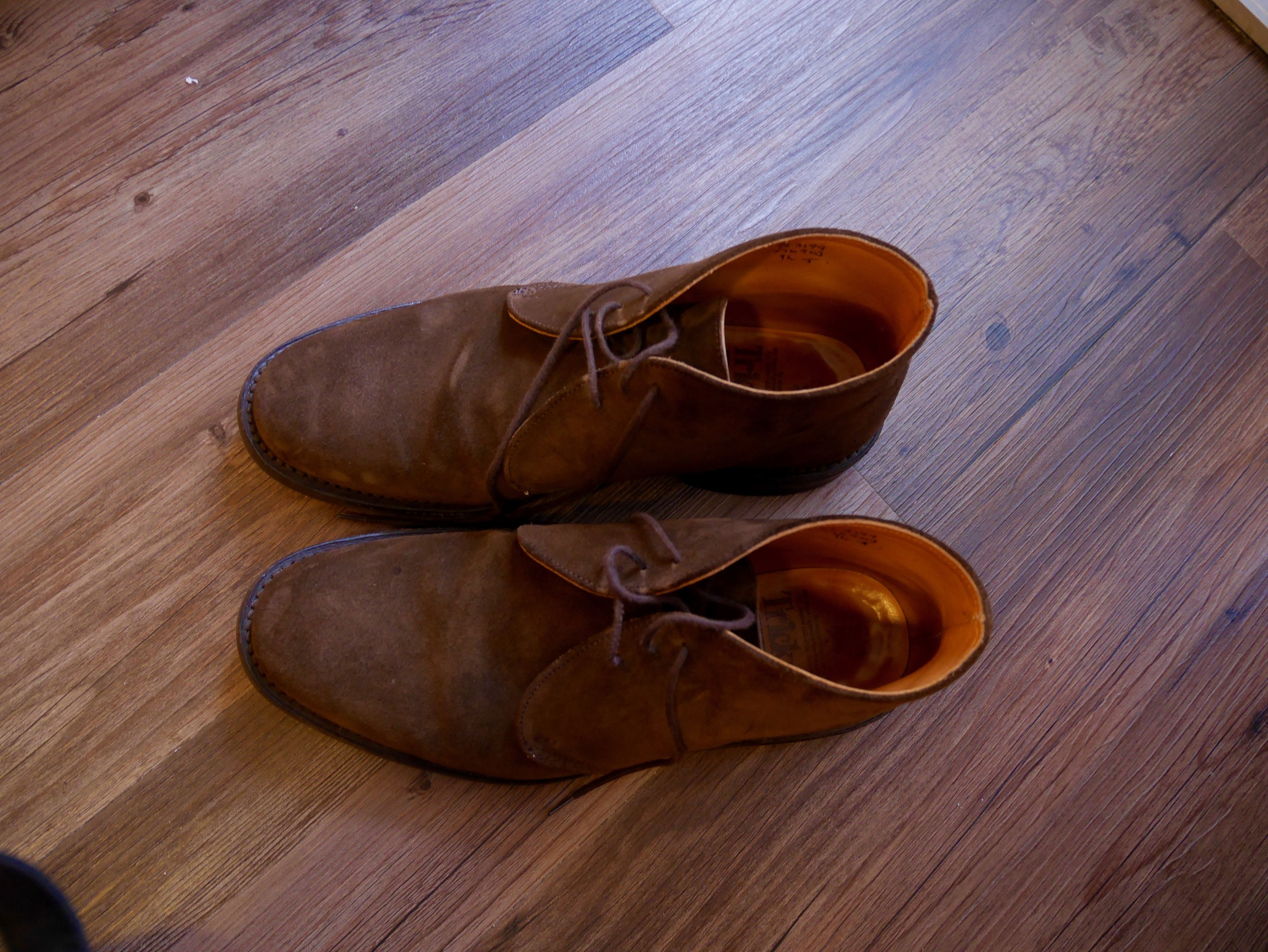 Tricker's Brown Suede Desert Boots Size US 10.5 / EU 43-44 - 2 Thumbnail