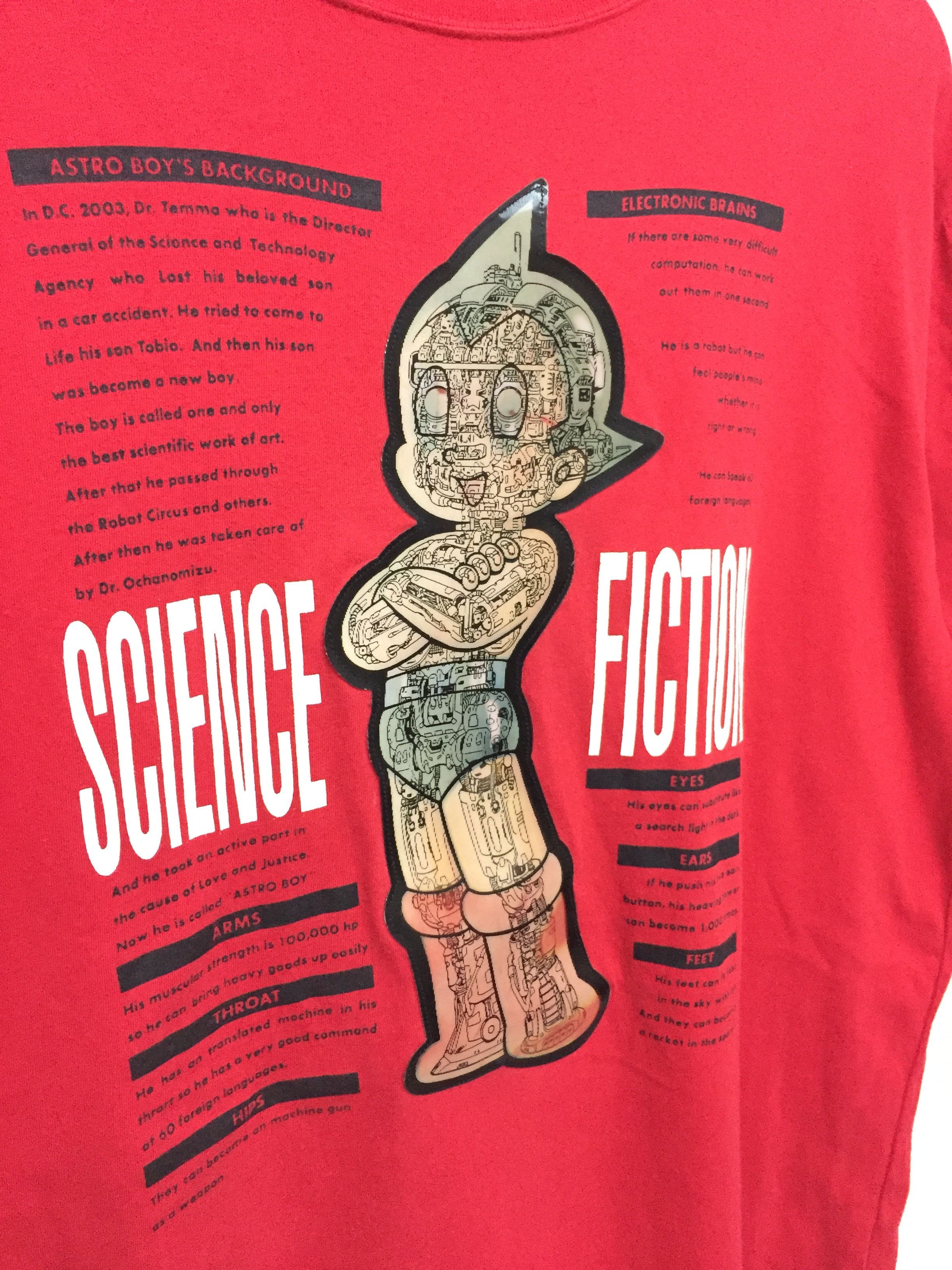 Beauty Beast 90's ASTRO BOY 3D Hologram changes red tee Size US L / EU 52-54 / 3 - 5 Thumbnail