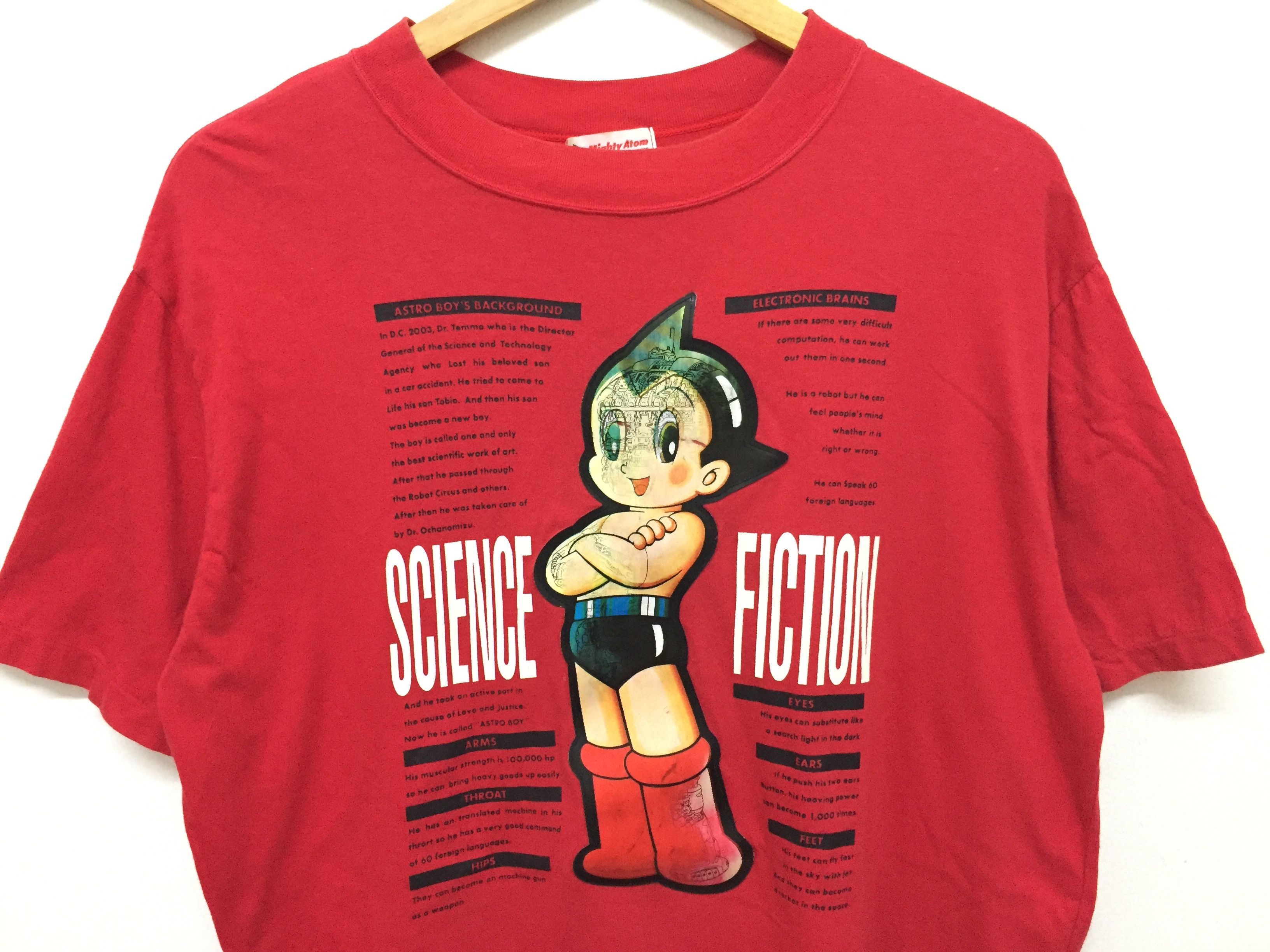 Beauty Beast 90's ASTRO BOY 3D Hologram changes red tee Size US L / EU 52-54 / 3 - 3 Thumbnail