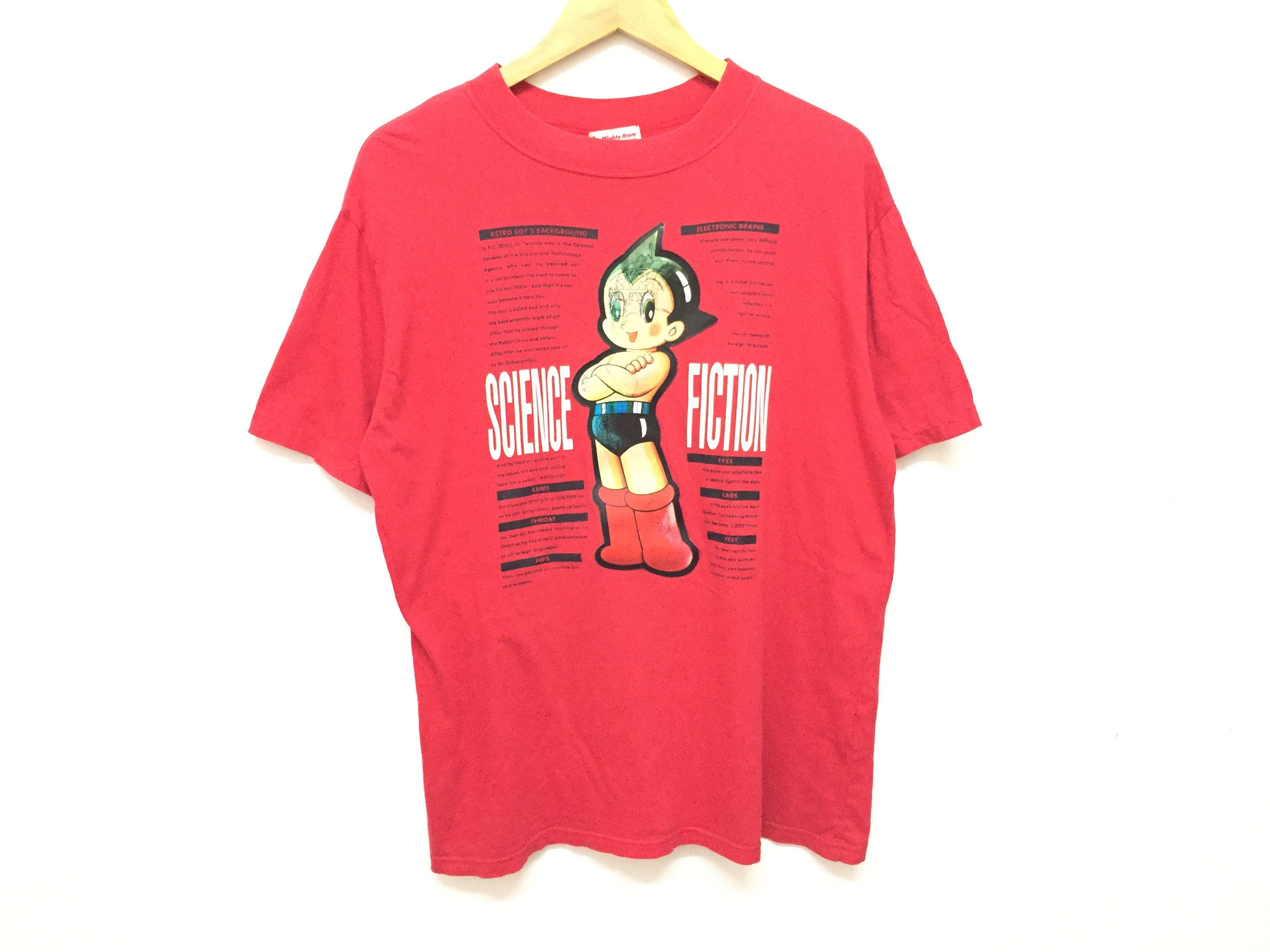 Beauty Beast 90's ASTRO BOY 3D Hologram changes red tee Size US L / EU 52-54 / 3 - 2 Thumbnail