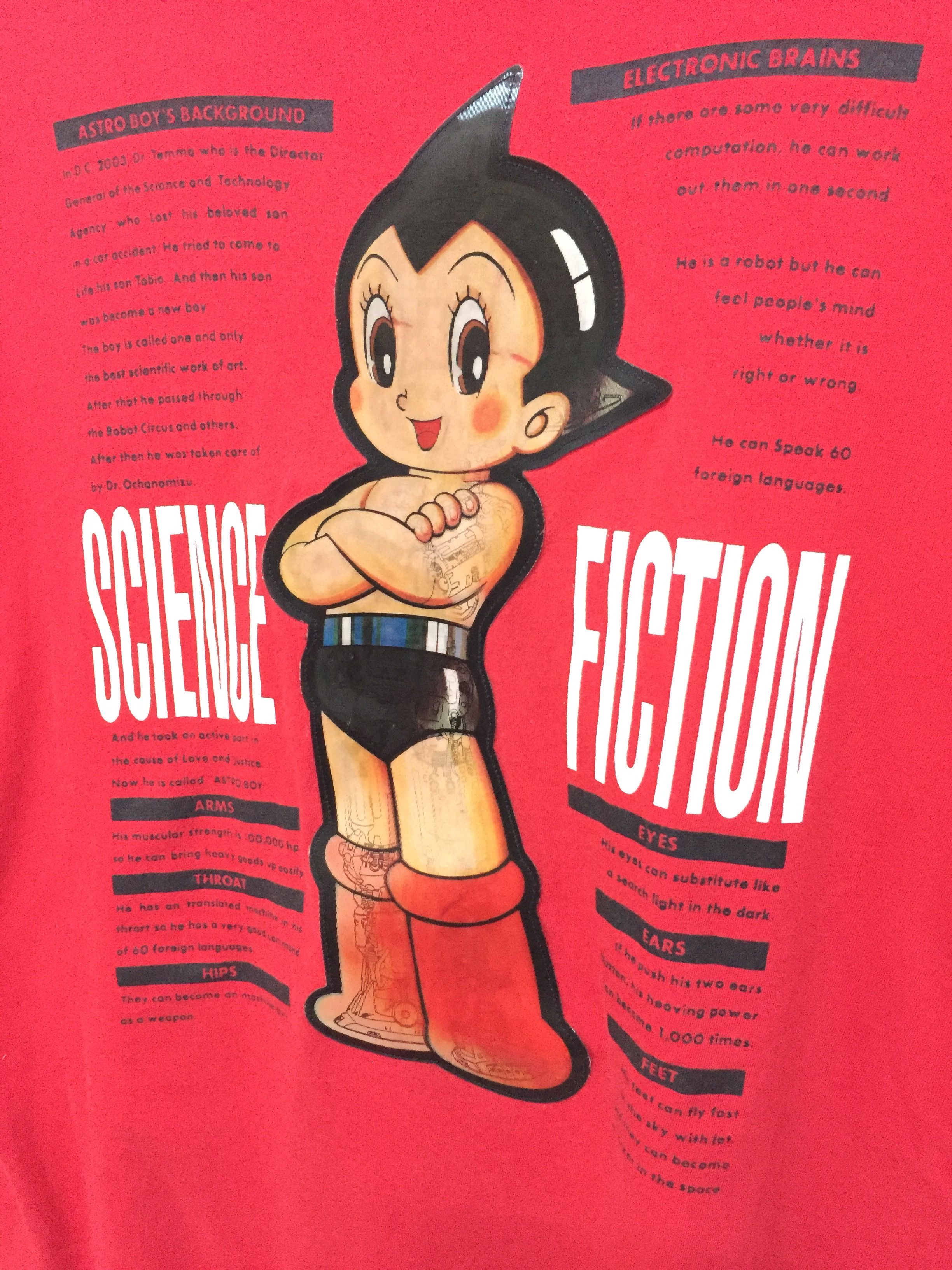 Beauty Beast 90's ASTRO BOY 3D Hologram changes red tee Size US L / EU 52-54 / 3 - 4 Thumbnail