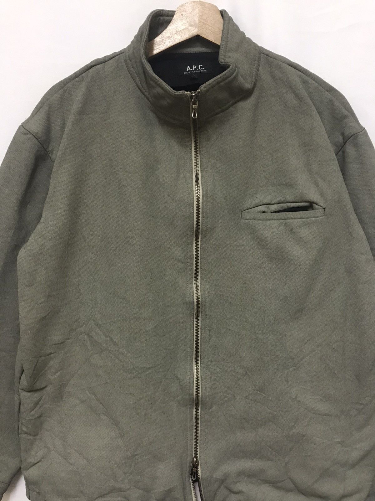 A.P.C. × Designer A.P.C. Zipper Jacket Made In France Size US L / EU 52-54 / 3 - 3 Thumbnail