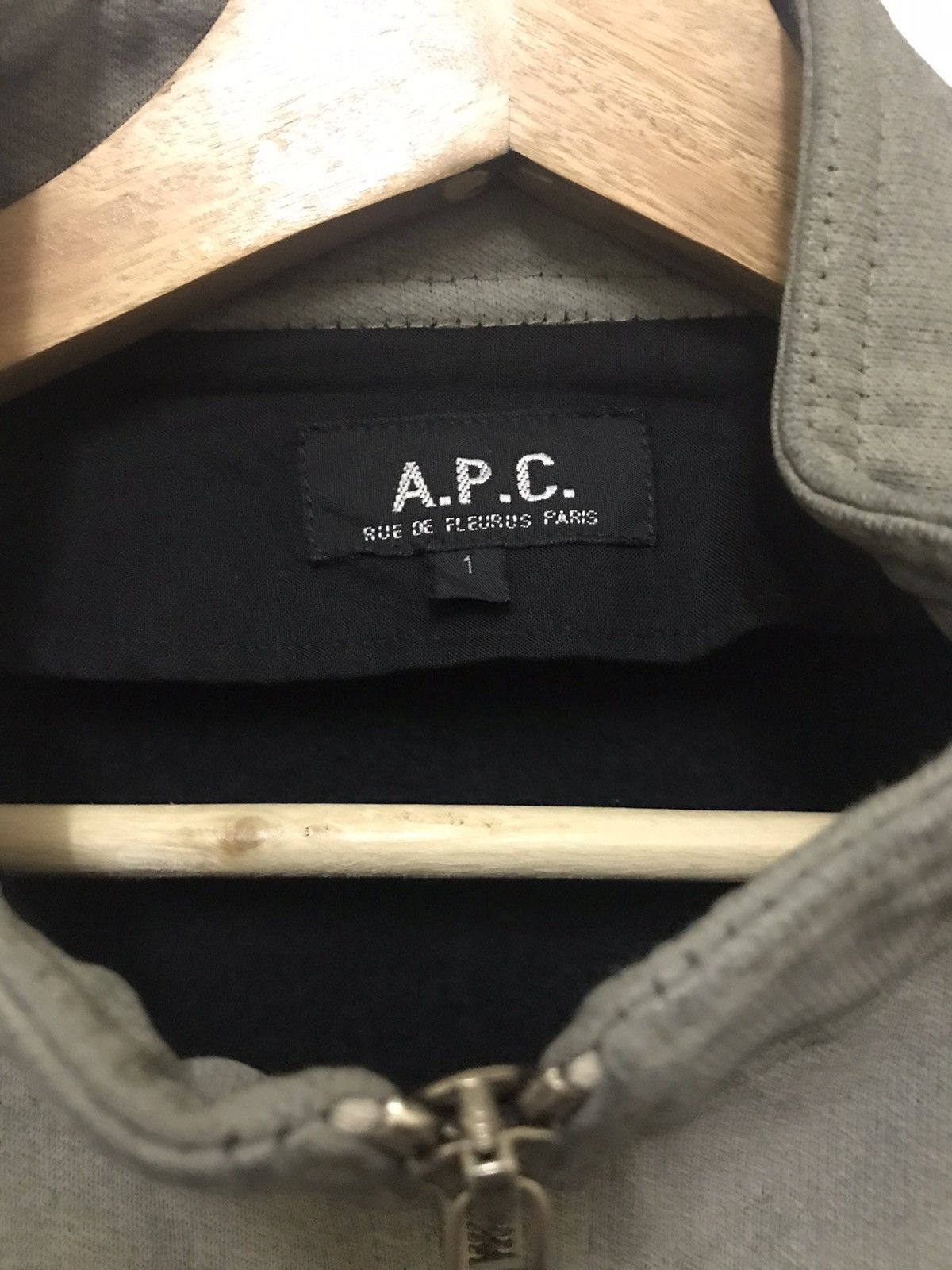 A.P.C. × Designer A.P.C. Zipper Jacket Made In France Size US L / EU 52-54 / 3 - 6 Thumbnail