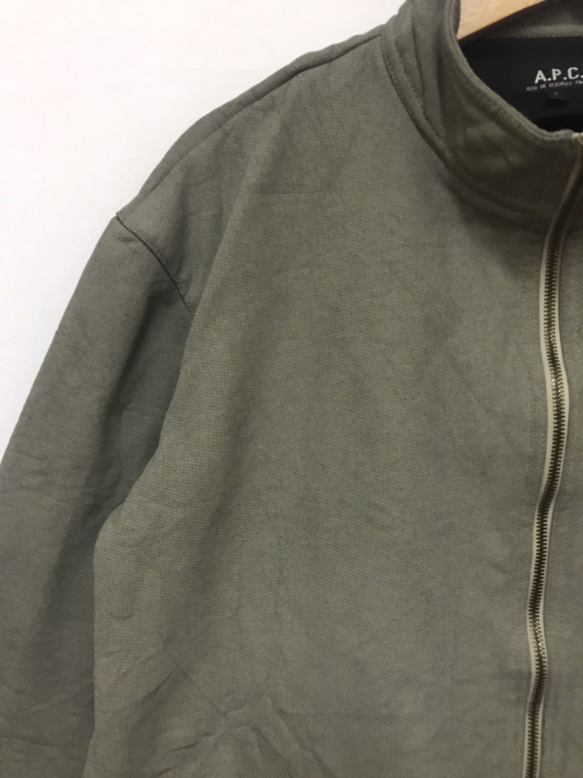 A.P.C. × Designer A.P.C. Zipper Jacket Made In France Size US L / EU 52-54 / 3 - 5 Thumbnail