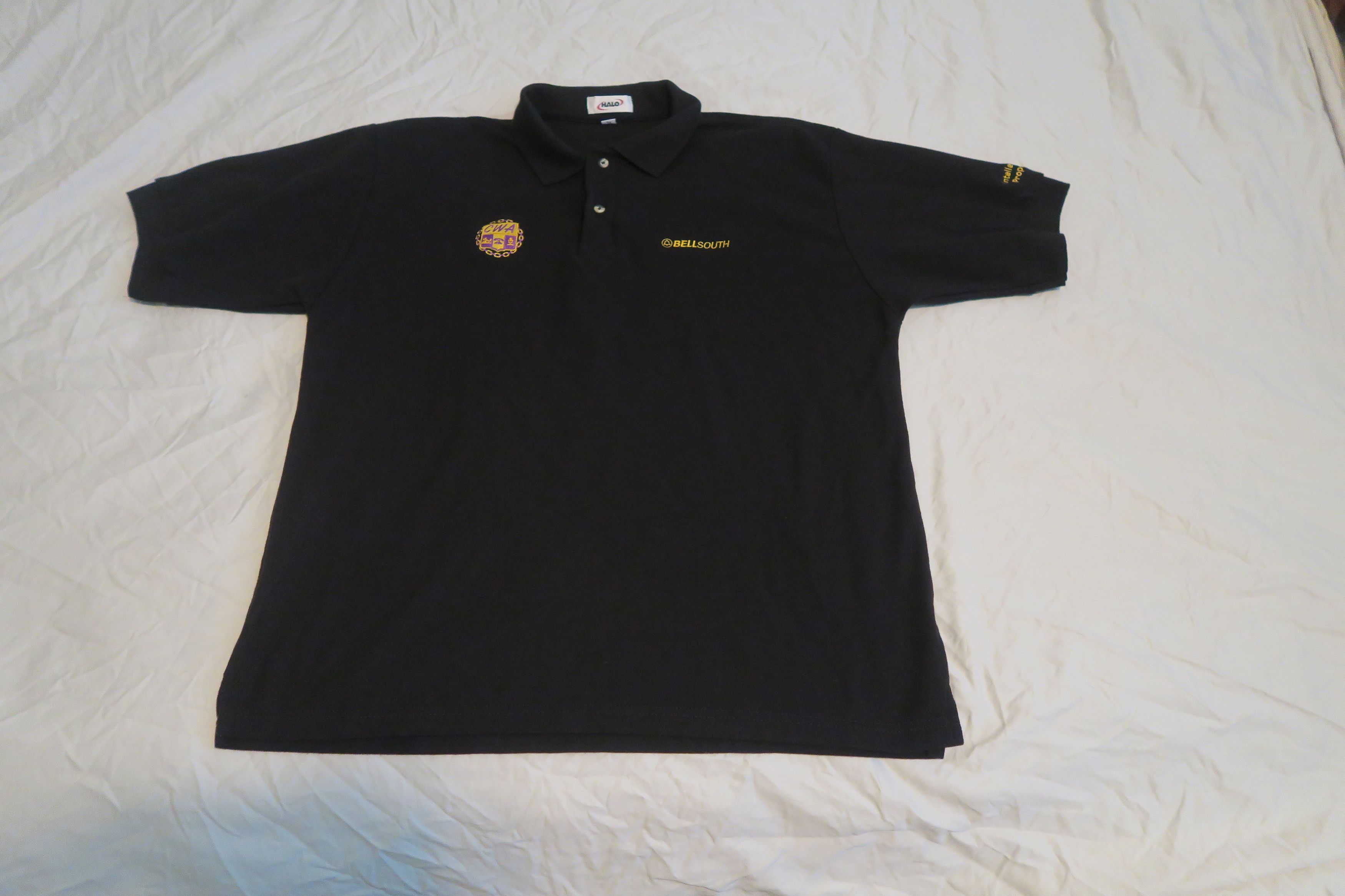 Vintage VTG BellSouth CWA Uniform Golf Polo Halo IP | Grailed