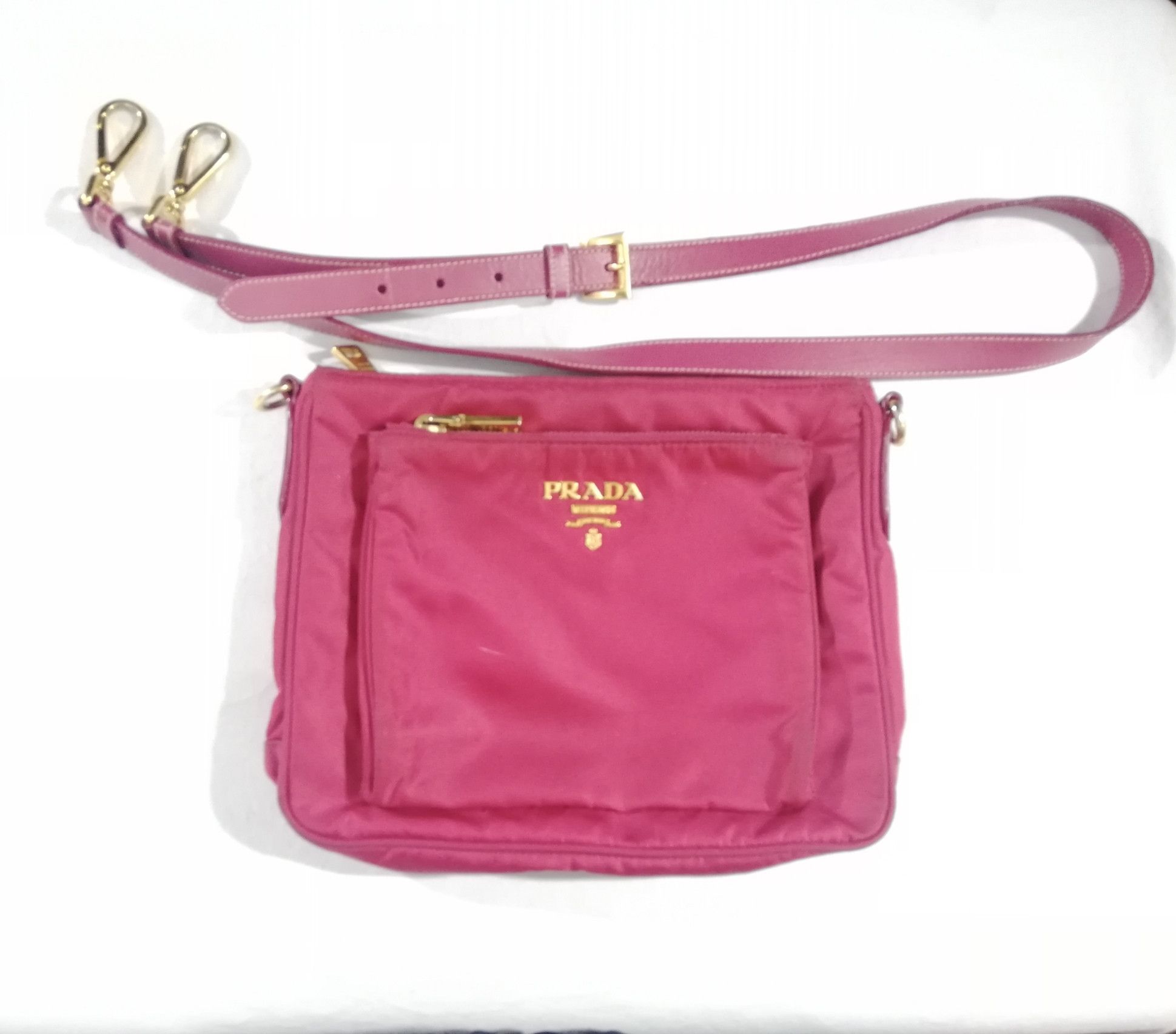 Prada Prada Hot Pink💥 Nylon Cross Body Bag Grailed