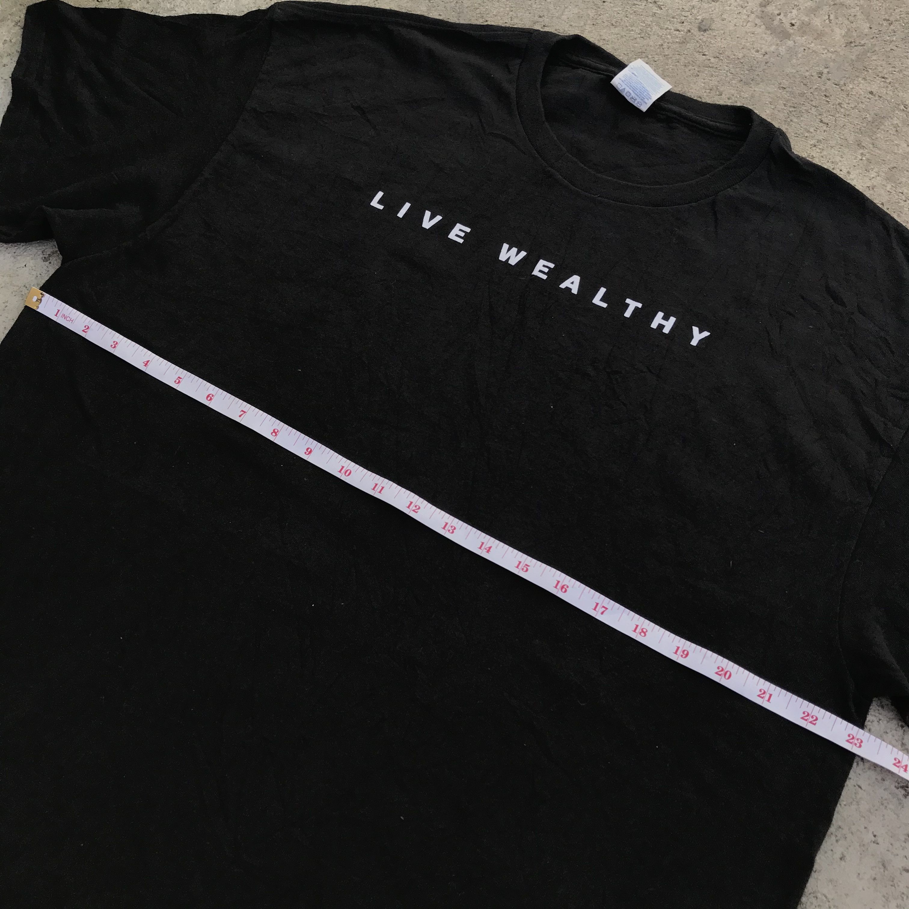 Vintage Vintage Y2K Live Wealthy Promo Tee XL graphic streetwear Size US XL / EU 56 / 4 - 5 Thumbnail