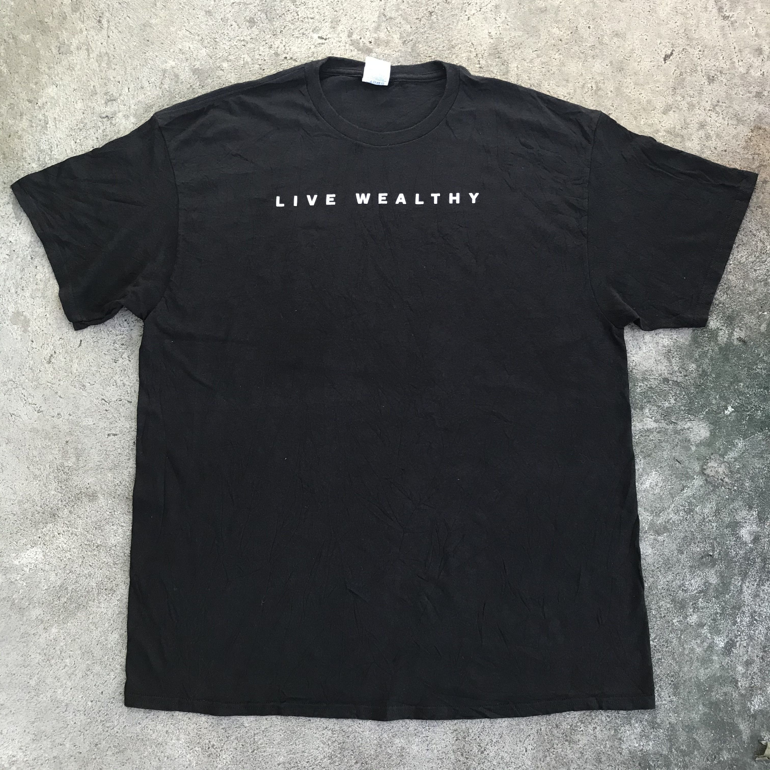 Vintage Vintage Y2K Live Wealthy Promo Tee XL graphic streetwear Size US XL / EU 56 / 4 - 2 Thumbnail