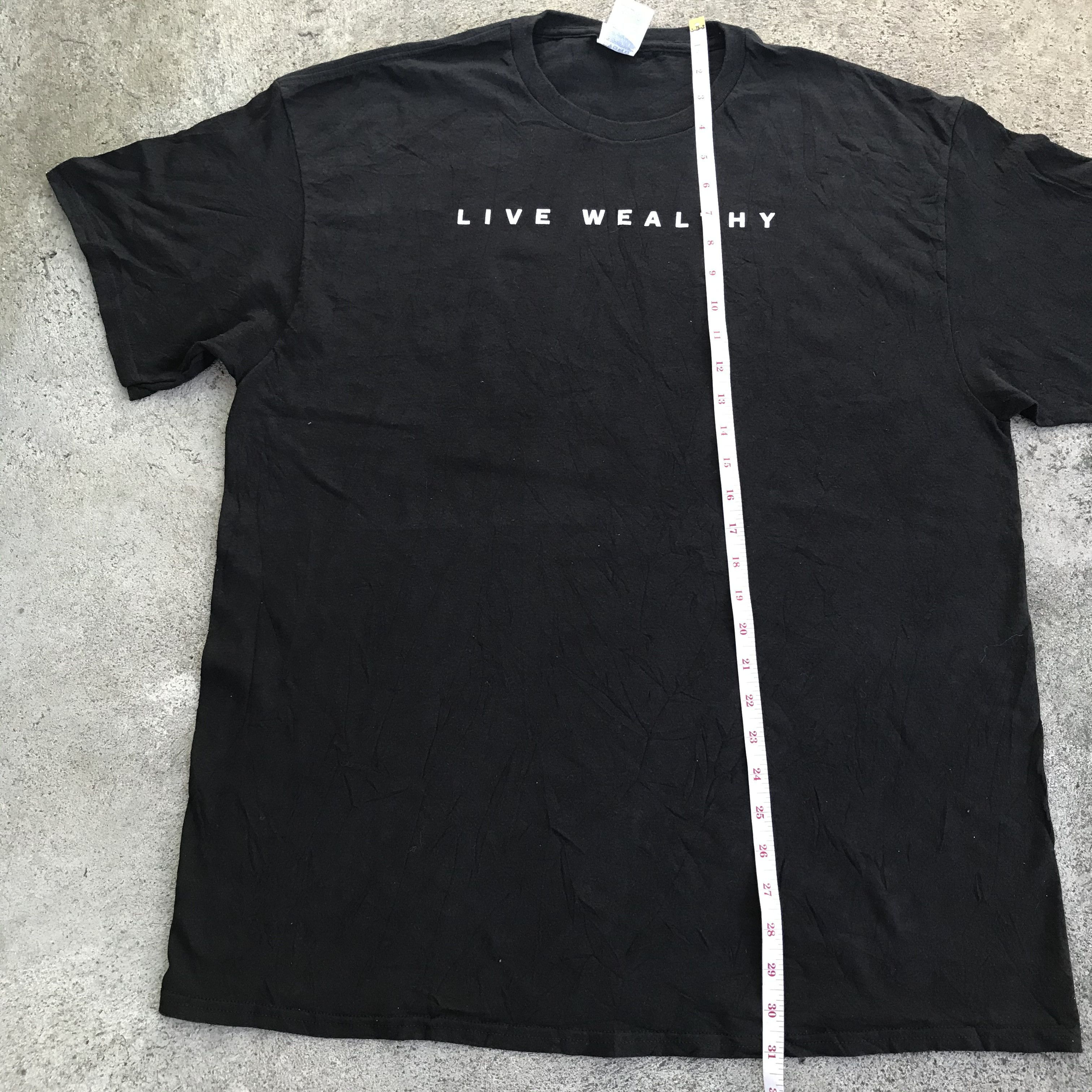 Vintage Vintage Y2K Live Wealthy Promo Tee XL graphic streetwear Size US XL / EU 56 / 4 - 6 Thumbnail