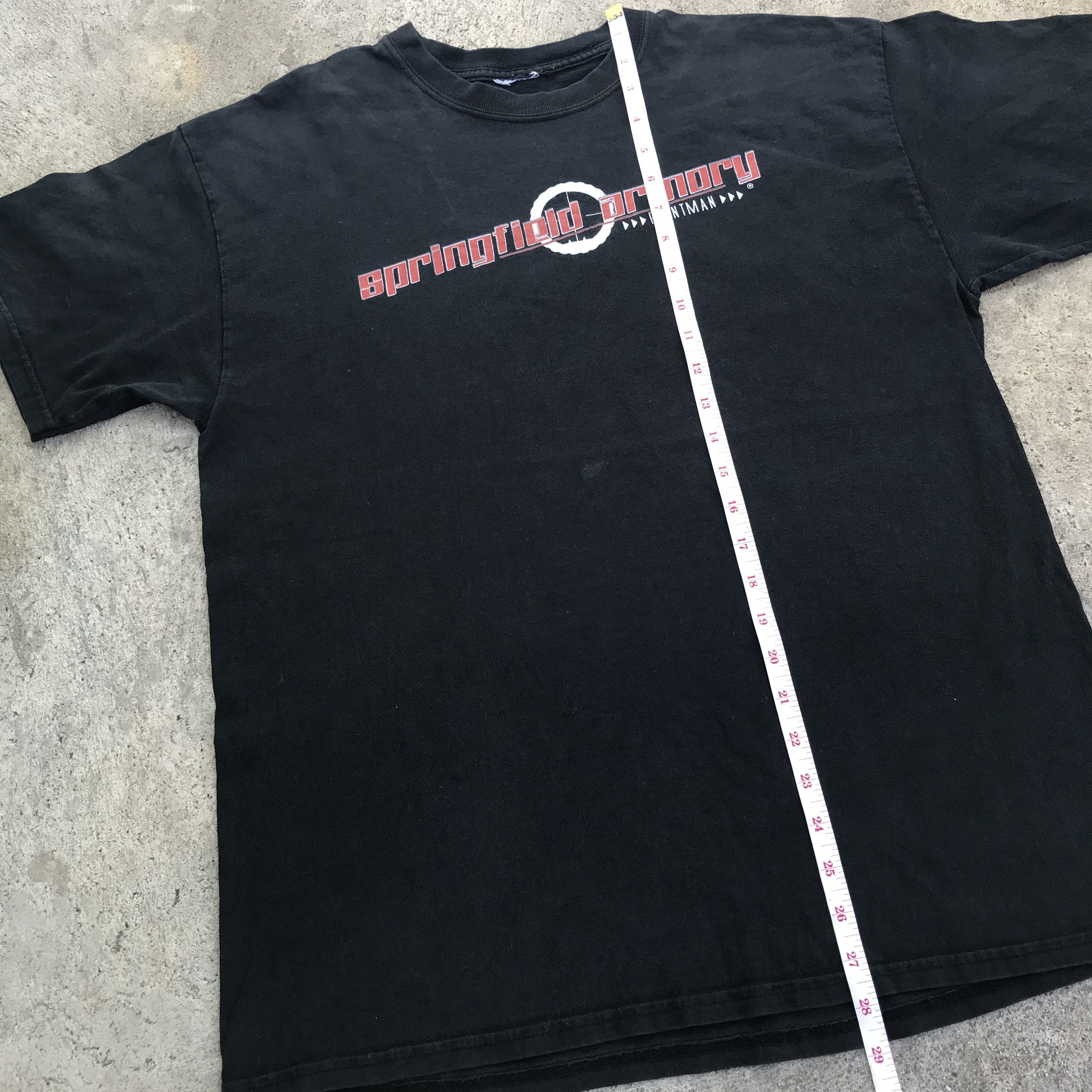 Vintage Vintage Springfield Armory Gun Promo Tee Shirt Size US L / EU 52-54 / 3 - 8 Thumbnail