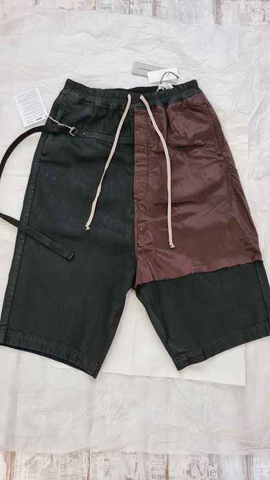 Rick Owens Very Rare ! COMBO KARLOFF PODS Denim Shorts | Grailed