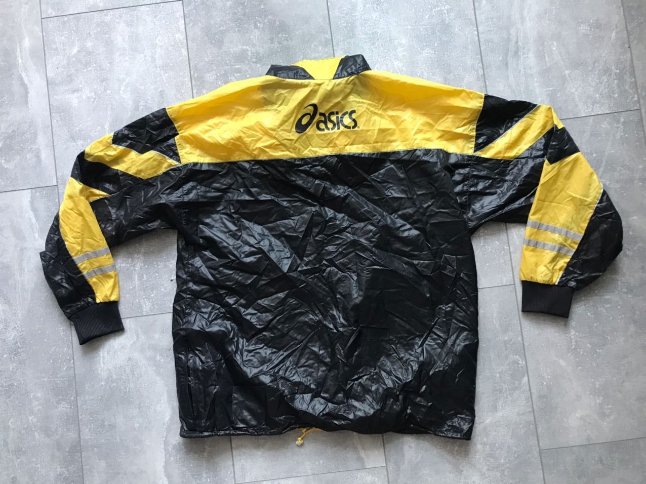 Asics Asics Vintage Kill Bill yellow / Black nylon jacket Size US M / EU 48-50 / 2 - 4 Thumbnail