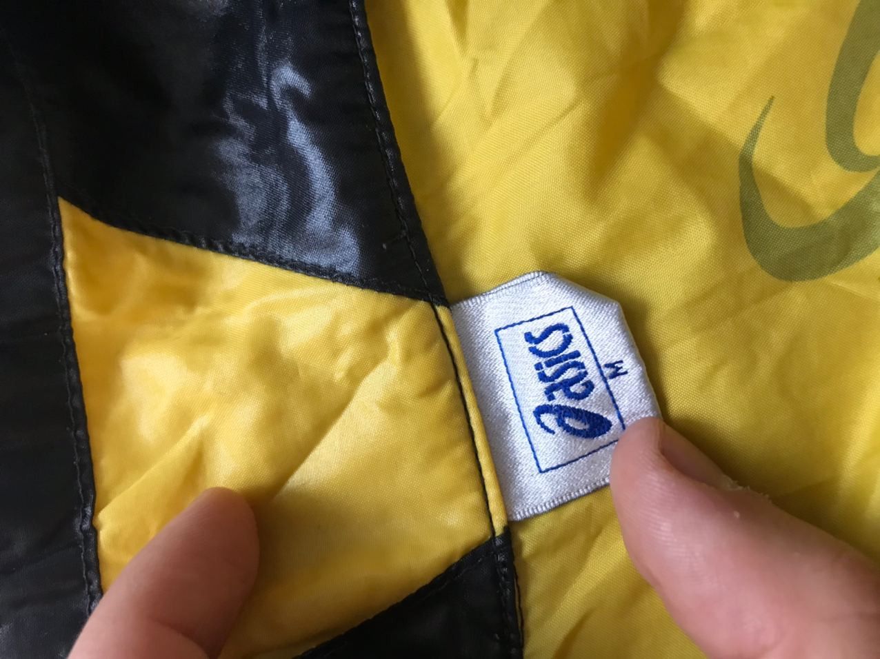 Asics Asics Vintage Kill Bill yellow / Black nylon jacket Size US M / EU 48-50 / 2 - 8 Thumbnail