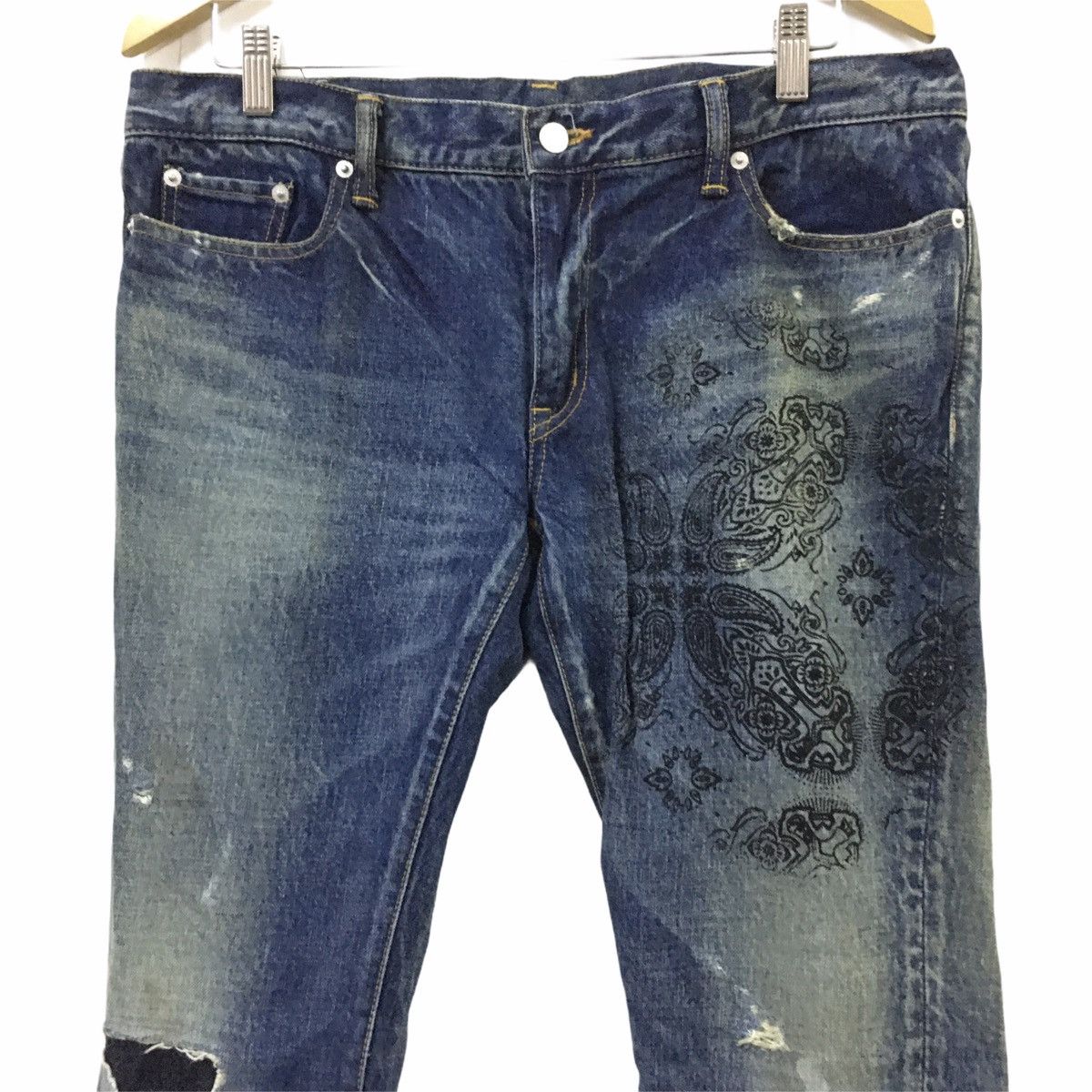 Swagger Swagger Japan Tattoed Distressed Jeans 32x32 Size US 32 / EU 48 - 2 Thumbnail