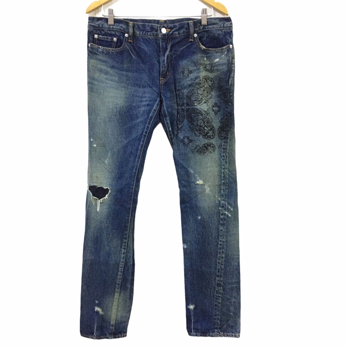 Swagger Swagger Japan Tattoed Distressed Jeans 32x32 Size US 32 / EU 48 - 1 Thumbnail