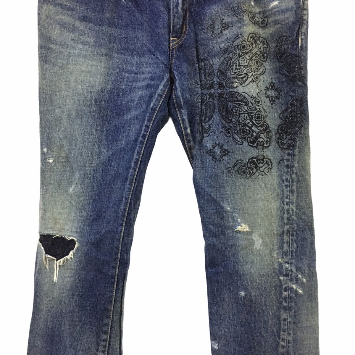Swagger Swagger Japan Tattoed Distressed Jeans 32x32 Size US 32 / EU 48 - 3 Thumbnail