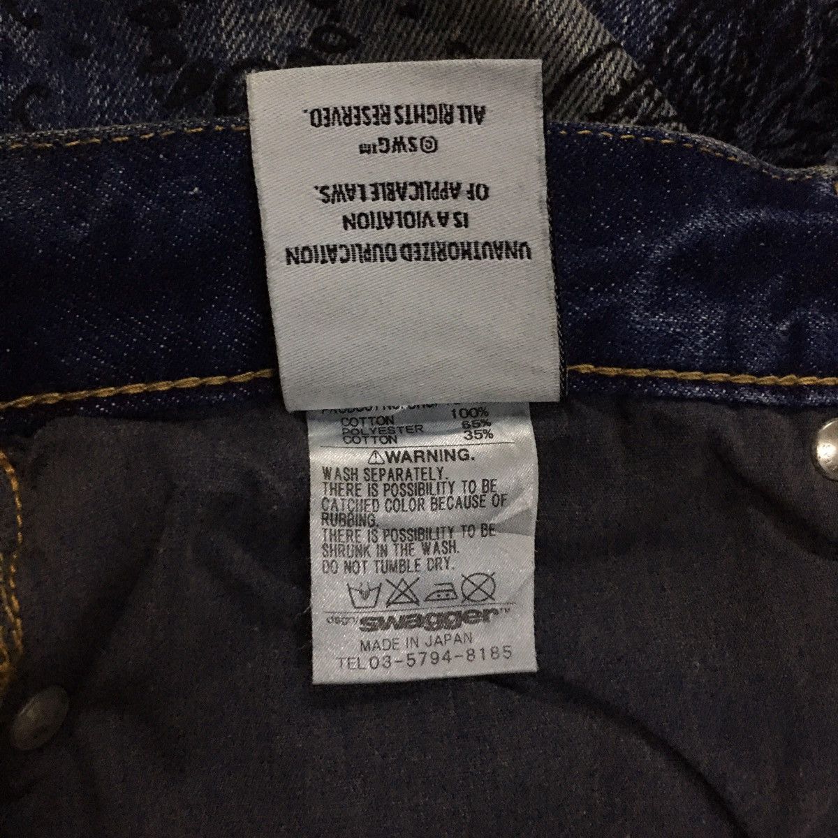 Swagger Swagger Japan Tattoed Distressed Jeans 32x32 Size US 32 / EU 48 - 12 Thumbnail