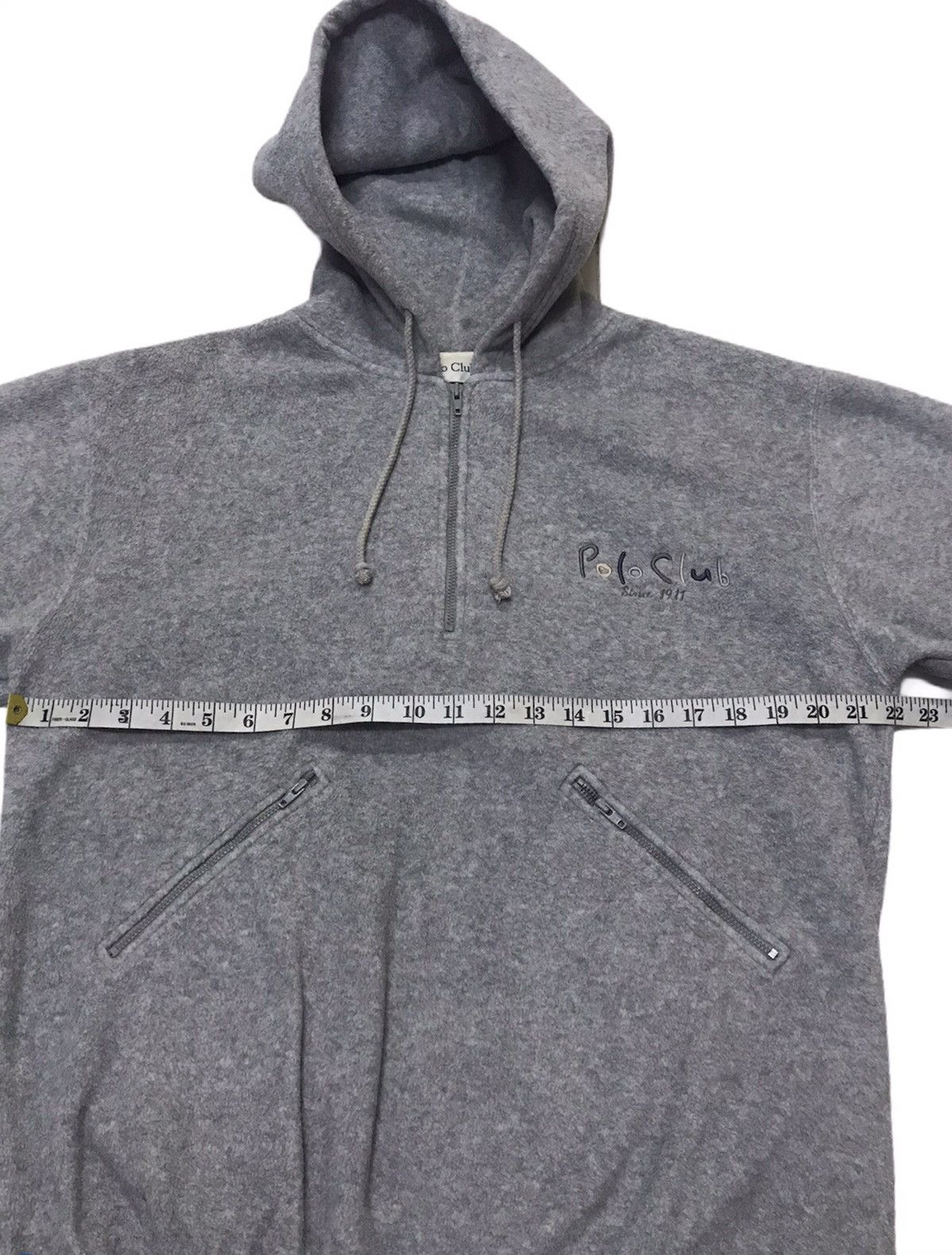 Beverly Hills Polo Club × U.S. Polo Assn. Hoodie half zipper double pocket fleece jacket Size US L / EU 52-54 / 3 - 11 Thumbnail