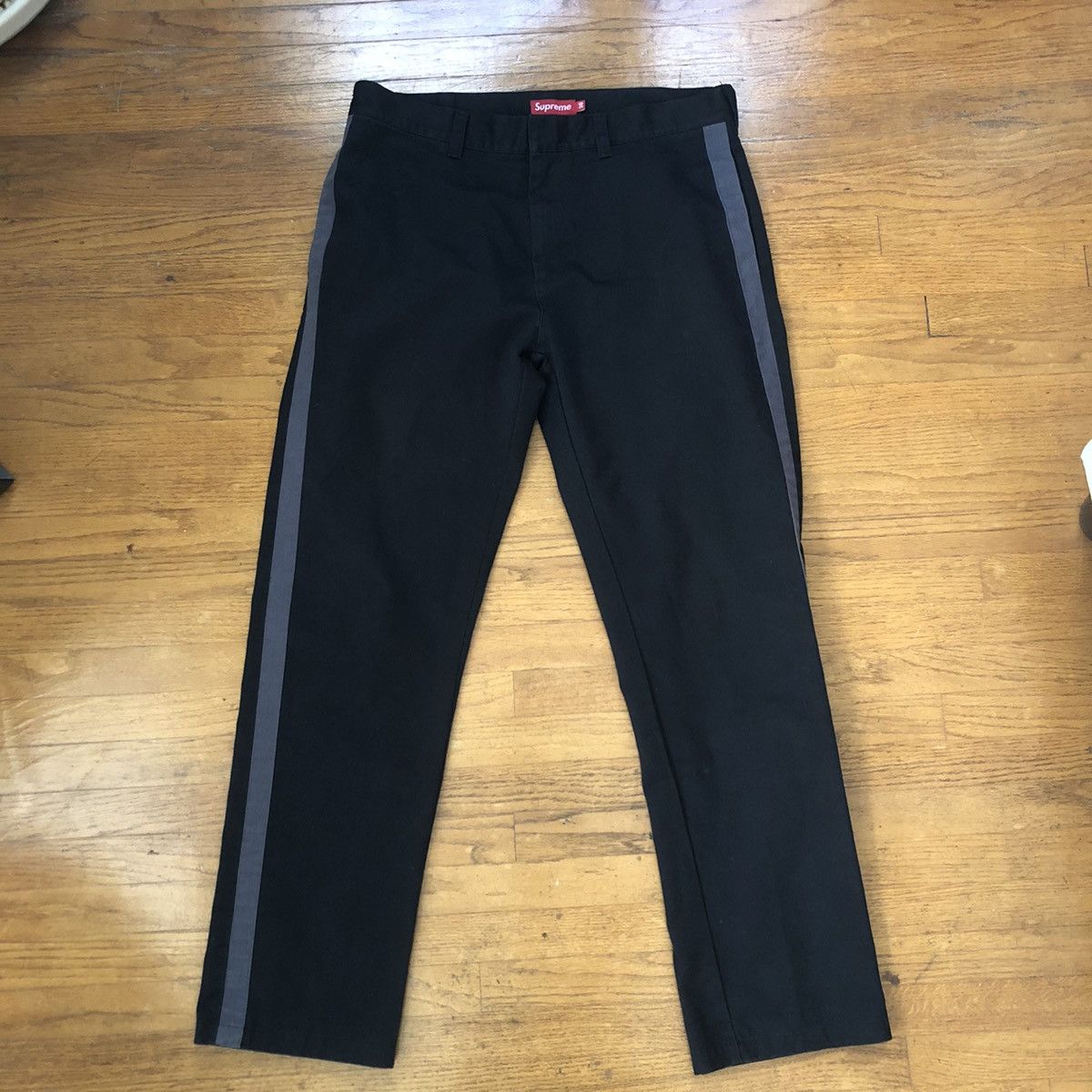 Supreme Supreme 2013 side tape stripe work pants Size US 36 / EU 52 - 1 Thumbnail