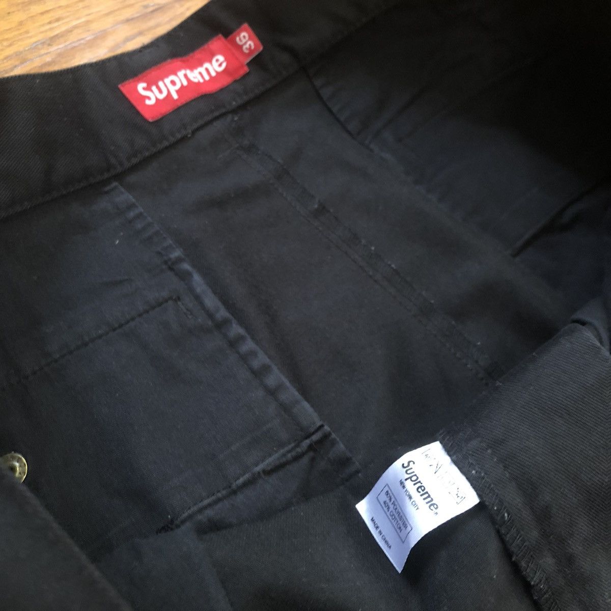 Supreme Supreme 2013 side tape stripe work pants Size US 36 / EU 52 - 3 Thumbnail