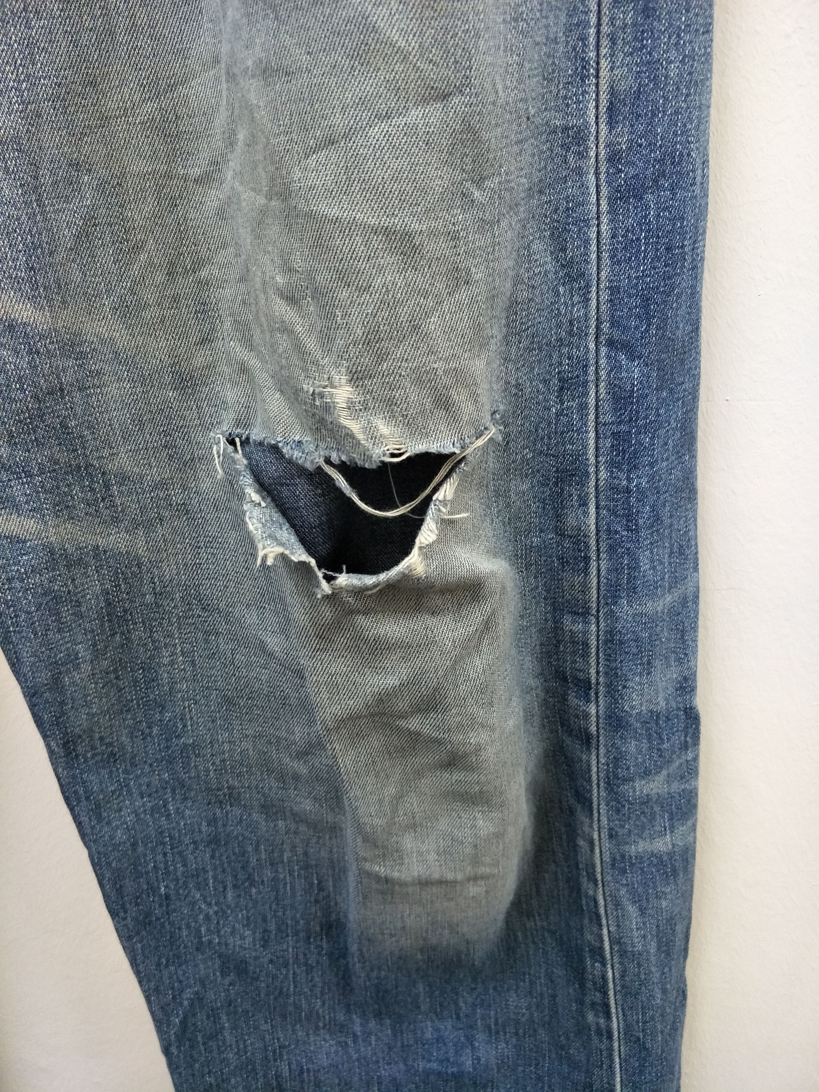 Bape Bape Distress Denim Embroidery Patch Size US 39 - 6 Thumbnail