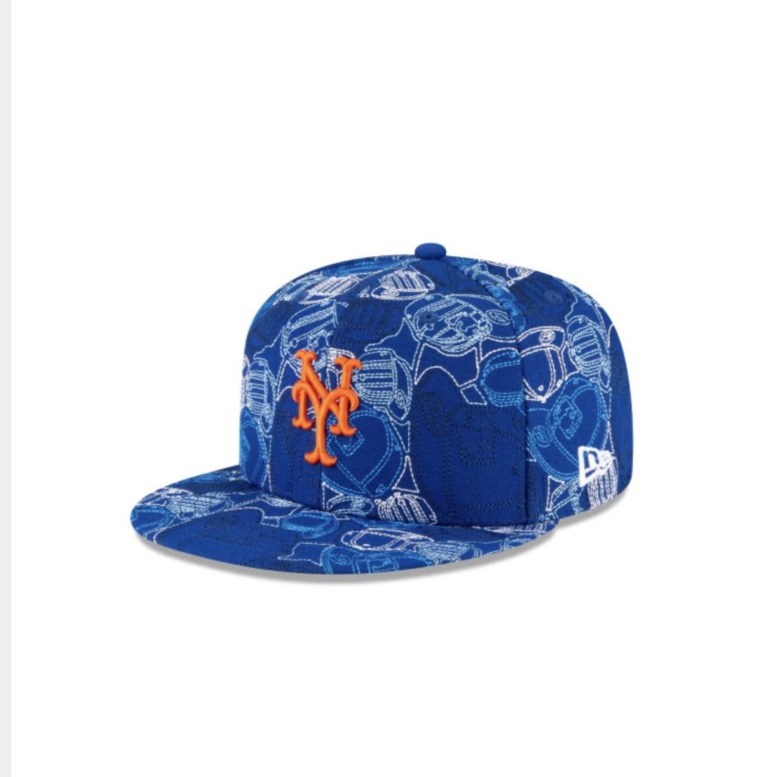 New Era 7 New Era NY Mets CHAOS 59Fifty Fitted Hat ~ mlb new york Size ONE SIZE - 2 Thumbnail