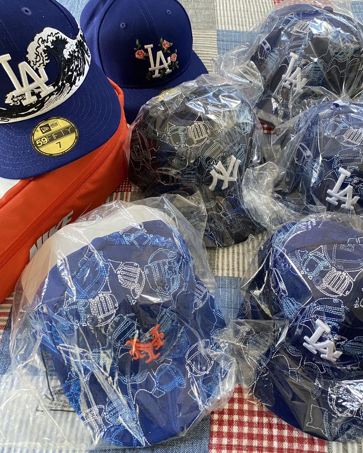 New Era 7 New Era NY Mets CHAOS 59Fifty Fitted Hat ~ mlb new york Size ONE SIZE - 5 Thumbnail