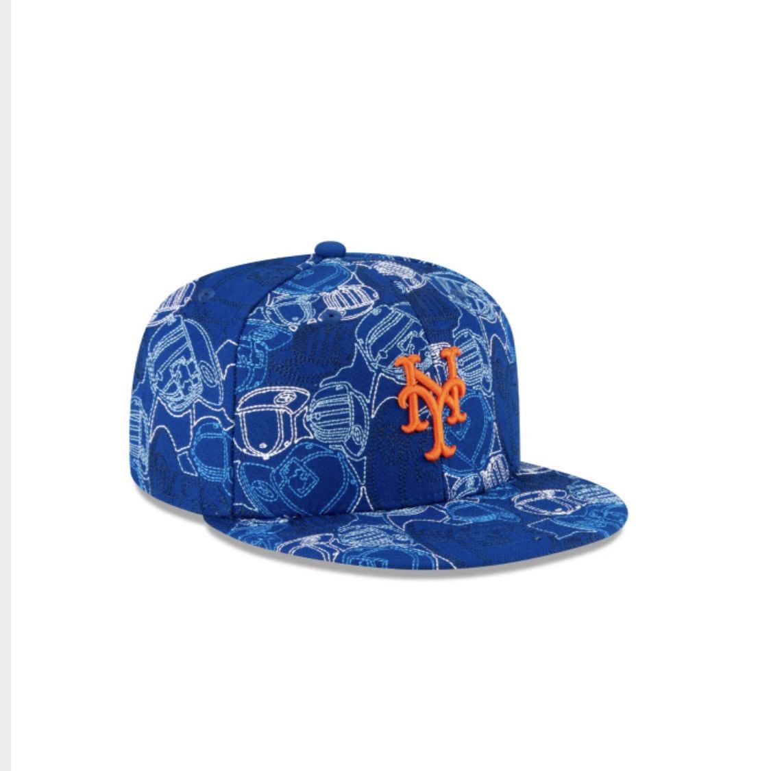 New Era 7 New Era NY Mets CHAOS 59Fifty Fitted Hat ~ mlb new york Size ONE SIZE - 1 Thumbnail