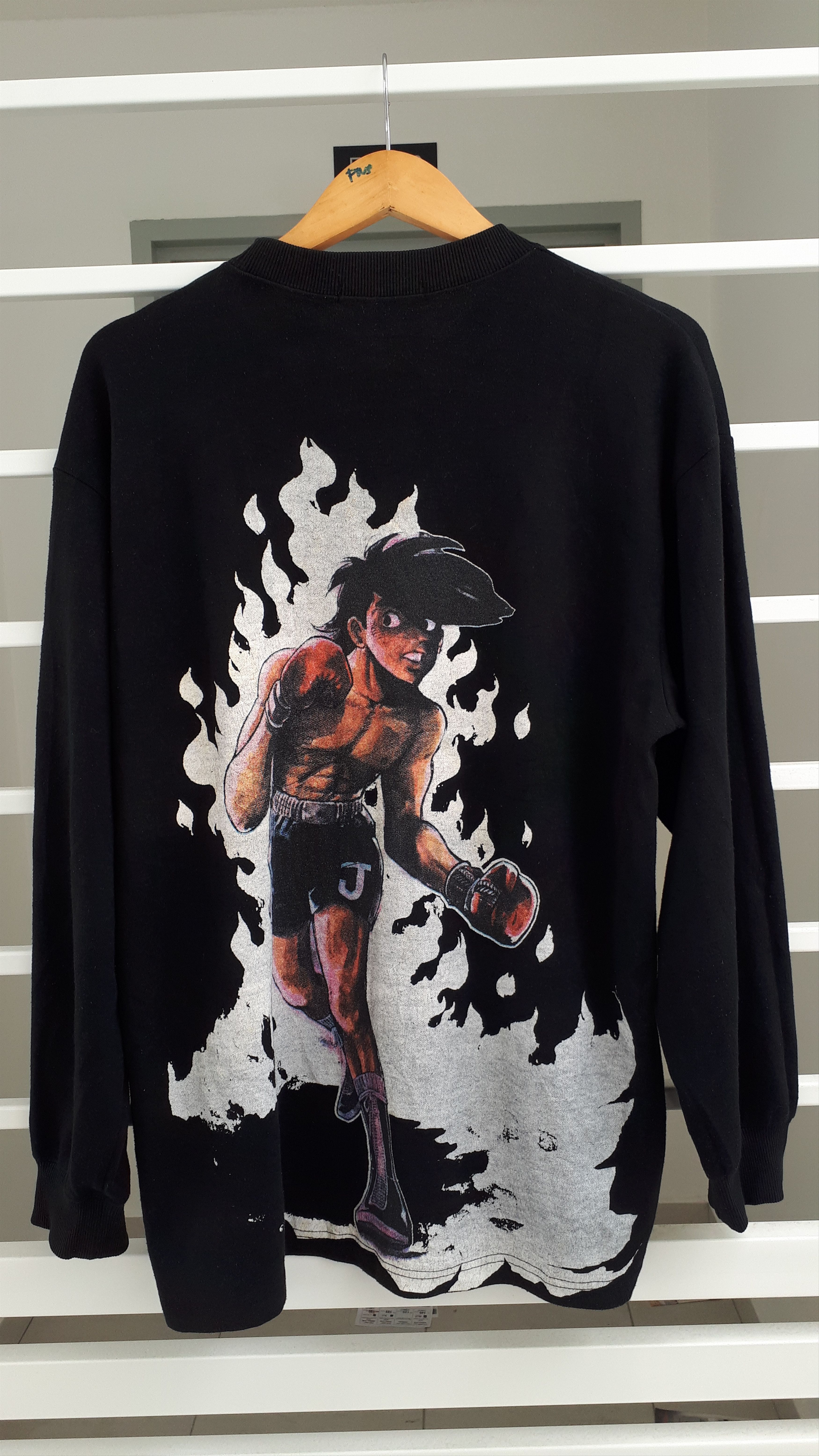 Japanese Brand × Vintage Jo Yabuki Ashita No Joe Boxing Sweatshirt Size US M / EU 48-50 / 2 - 1 Thumbnail