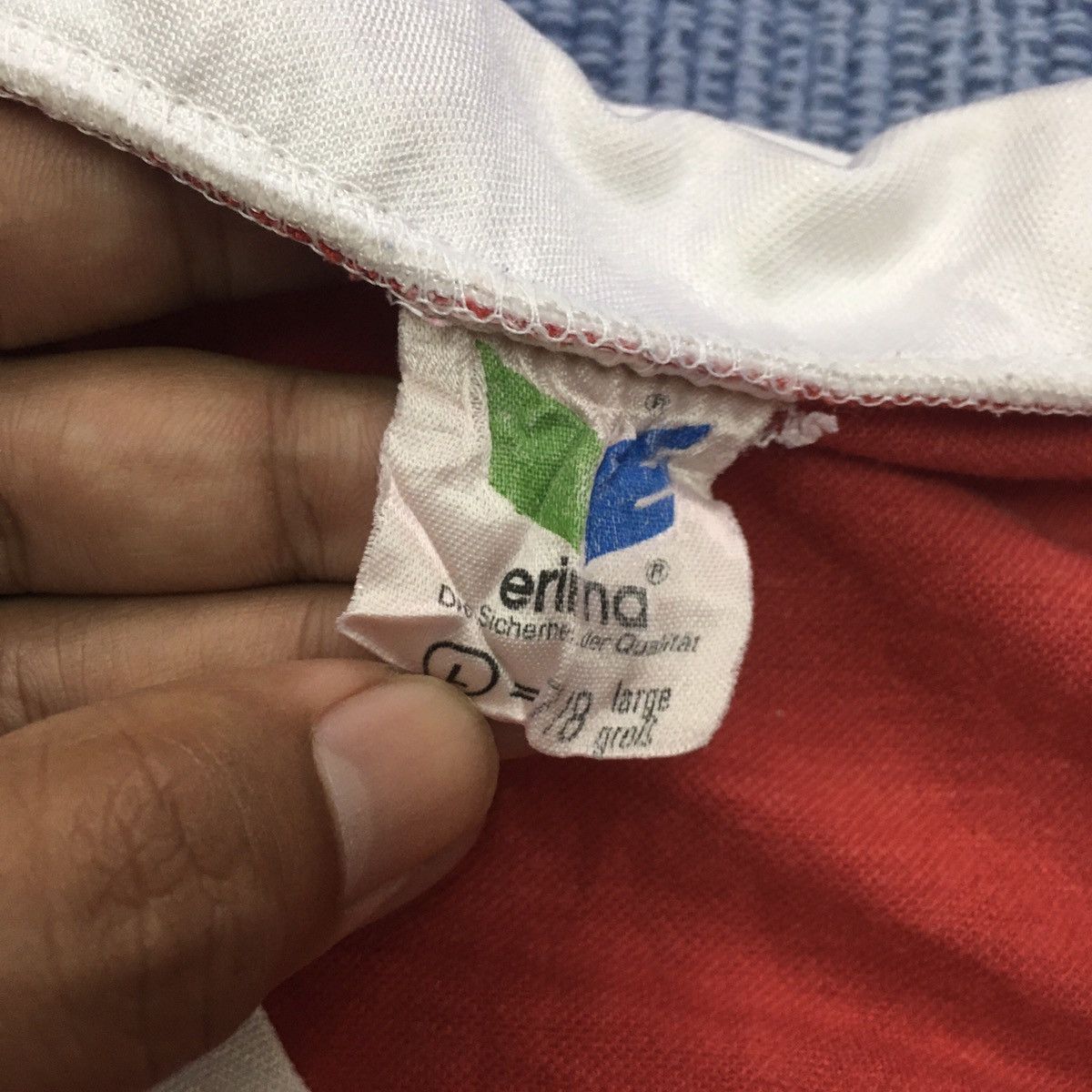 Adidas vintage erima jersey Size US L / EU 52-54 / 3 - 3 Thumbnail