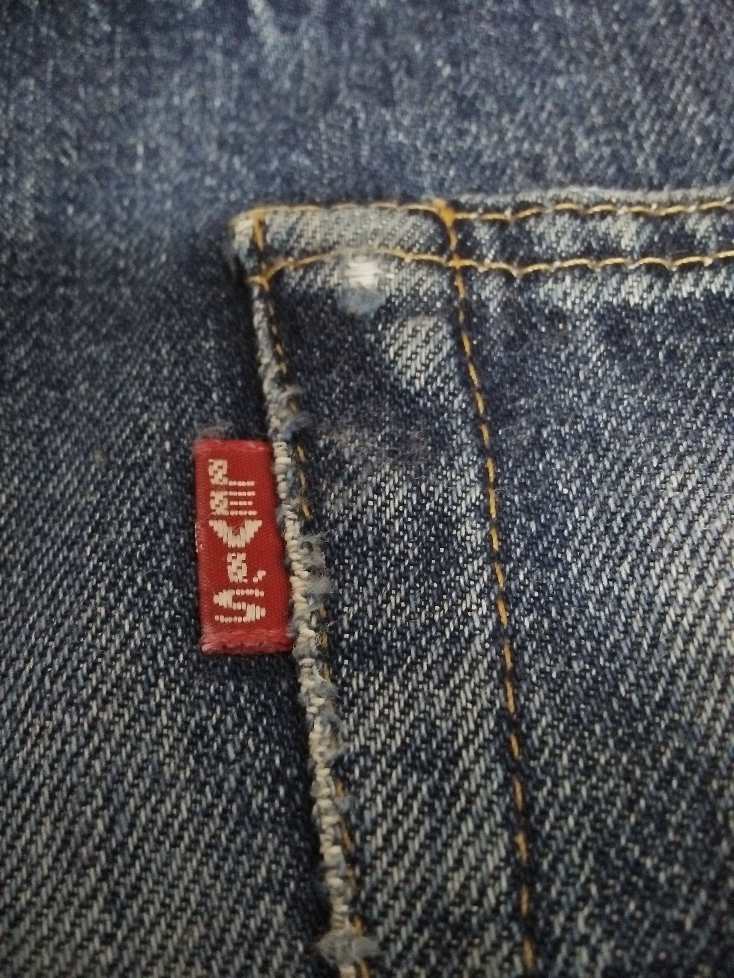 Levi's 90s LEVIS 501XX BIG E DENIM SELVEDGE USA 555 (A858) Size US 32 / EU 48 - 17 Thumbnail