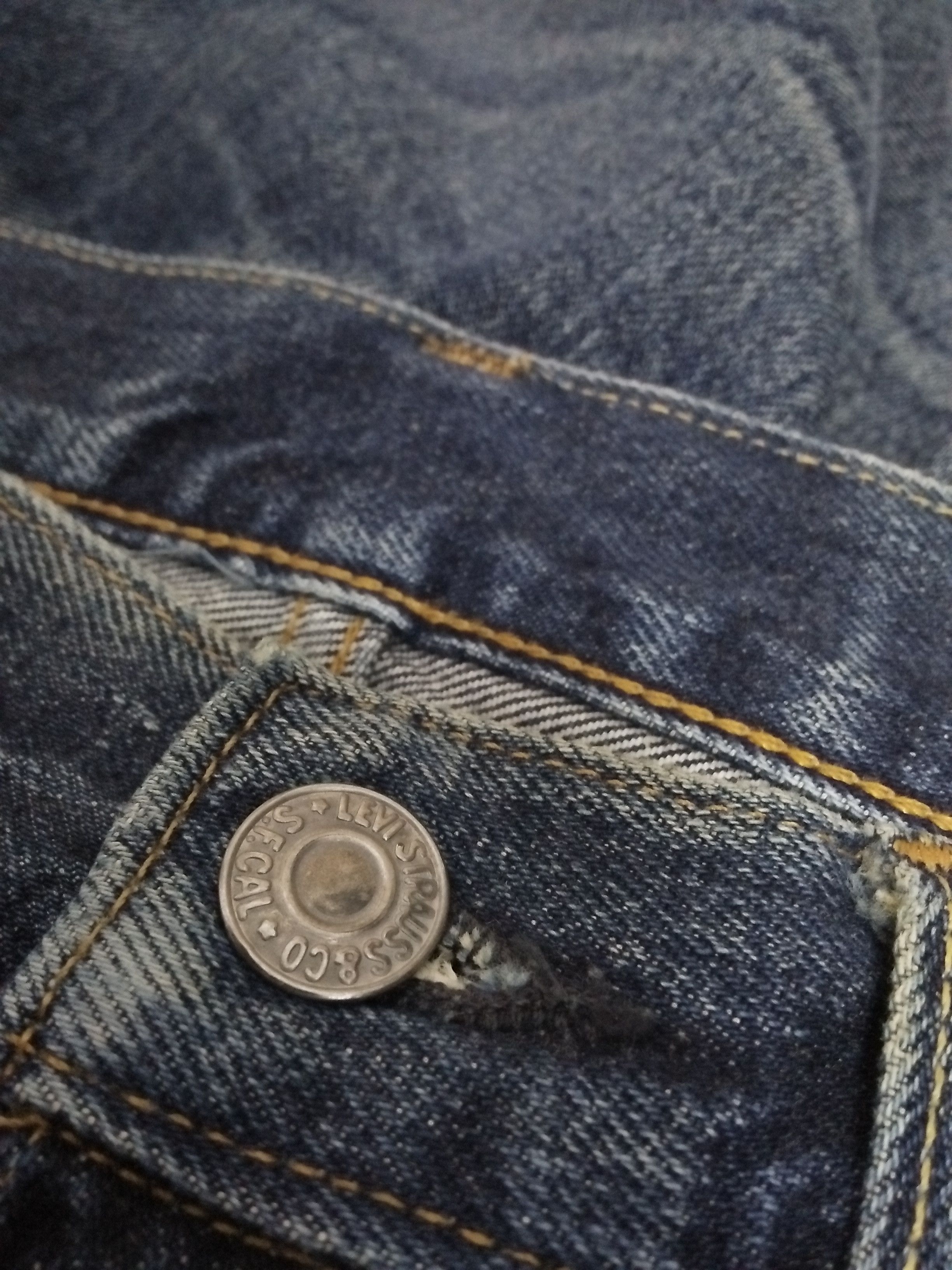Levi's 90s LEVIS 501XX BIG E DENIM SELVEDGE USA 555 (A858) Size US 32 / EU 48 - 11 Thumbnail