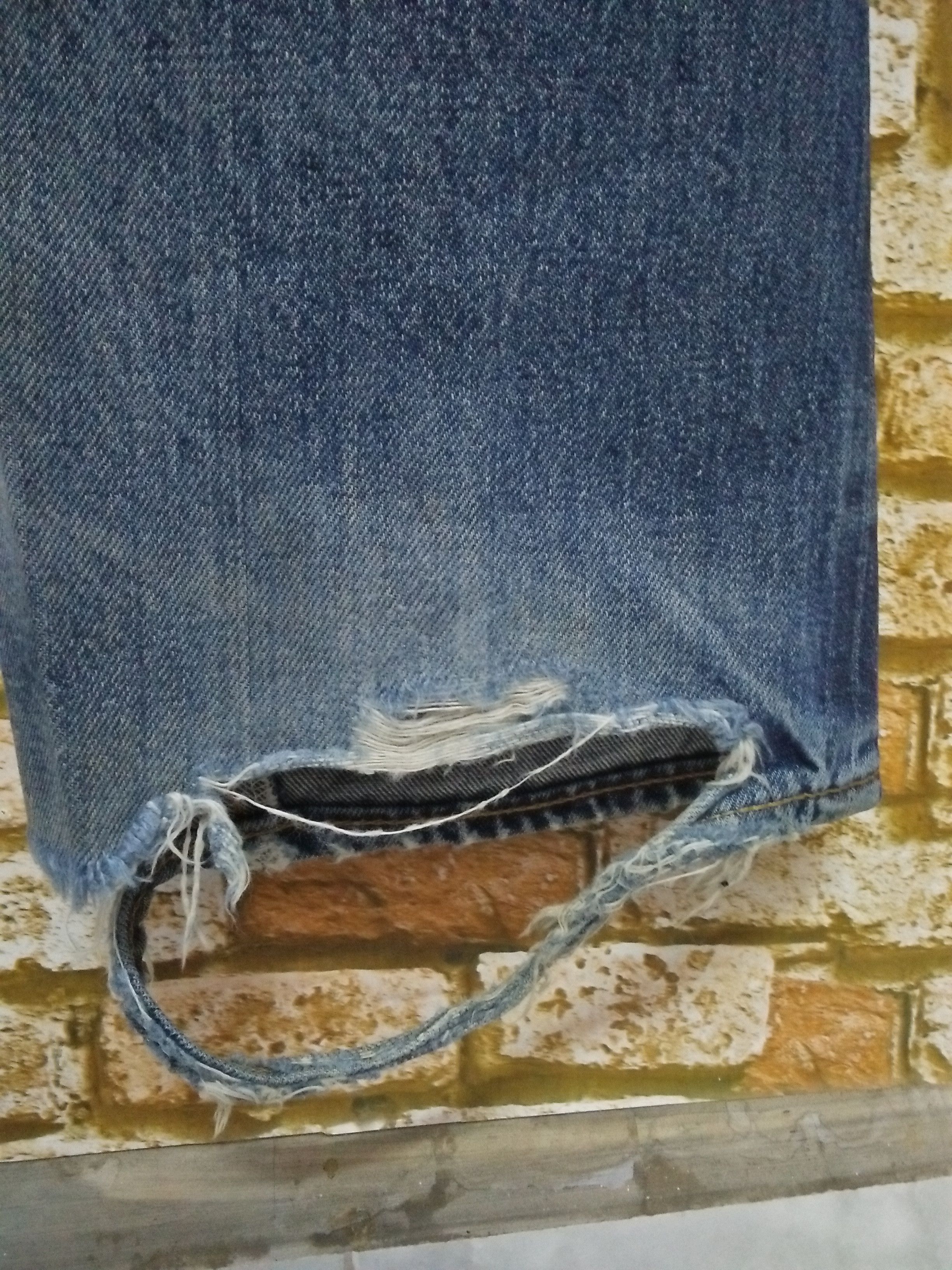 Levi's 90s LEVIS 501XX BIG E DENIM SELVEDGE USA 555 (A858) Size US 32 / EU 48 - 8 Thumbnail