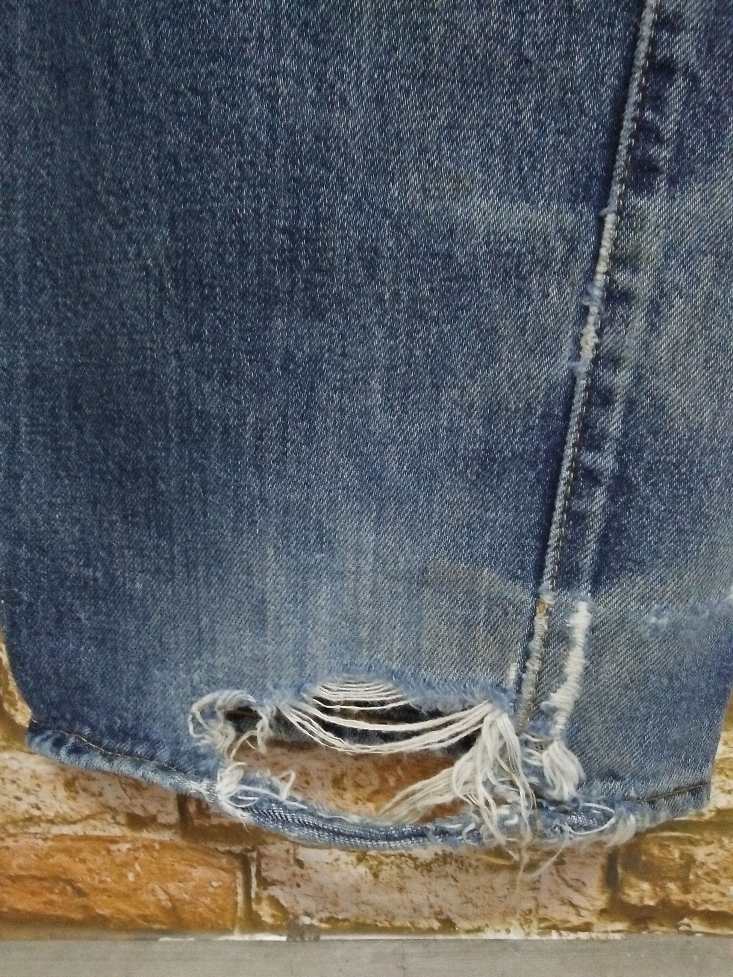 Levi's 90s LEVIS 501XX BIG E DENIM SELVEDGE USA 555 (A858) Size US 32 / EU 48 - 9 Thumbnail
